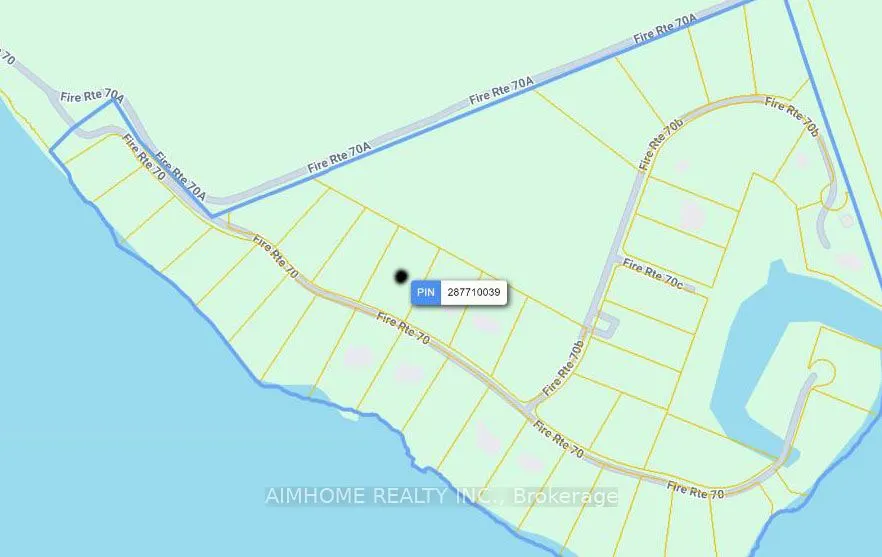 LOT 39 Fire Route 70