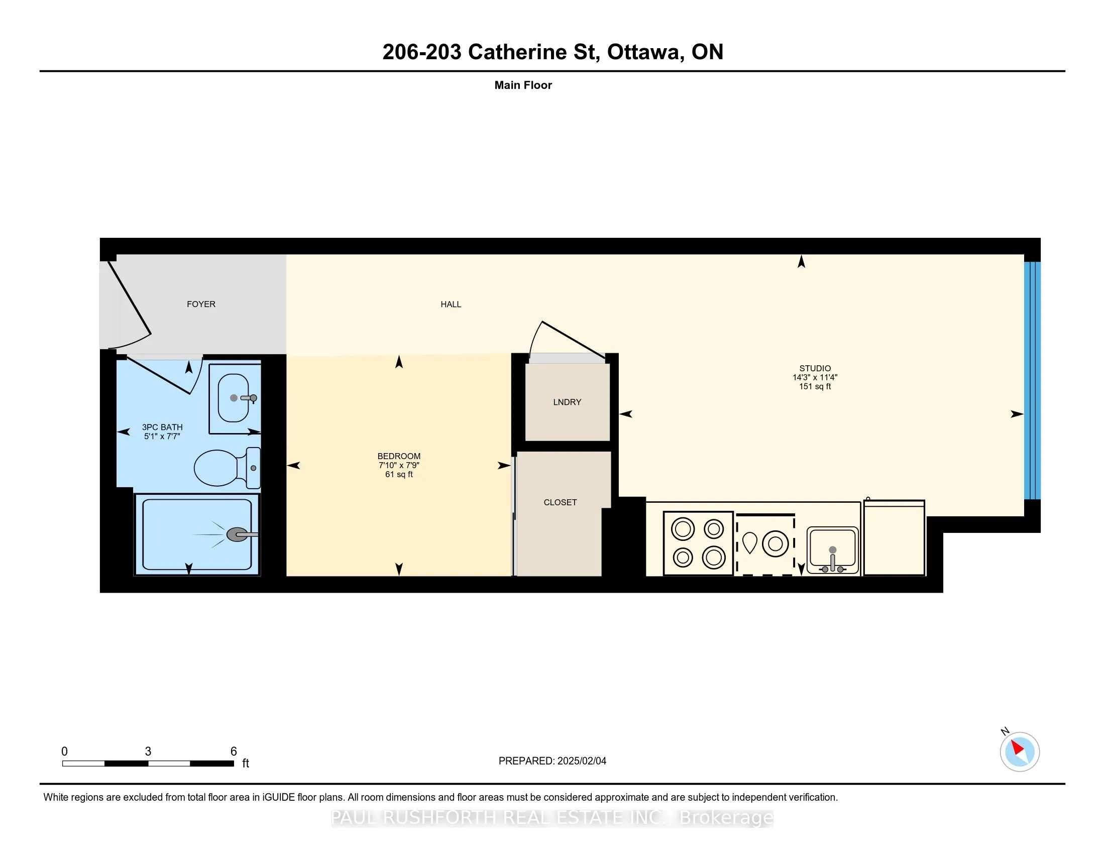 203 Catherine Street, #206