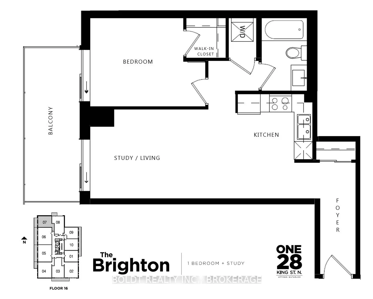 128 King Street N, #1607