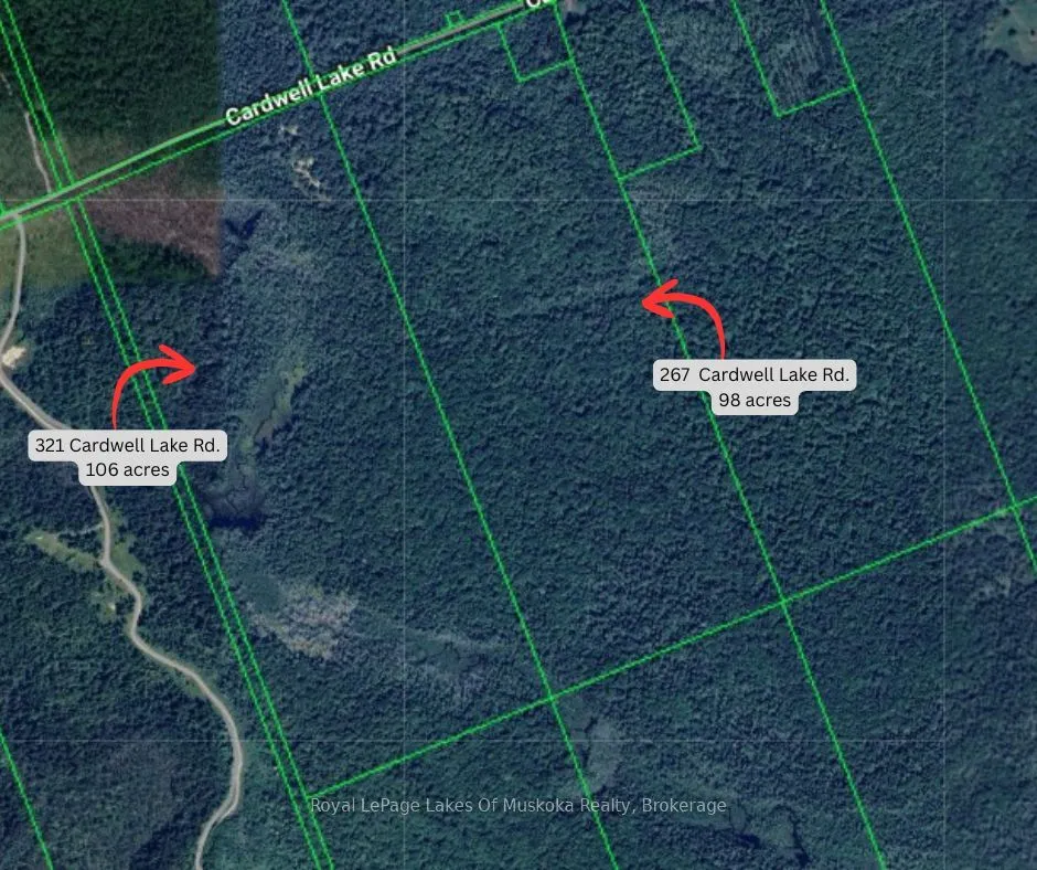 267 & 321 Cardwell Lake Road