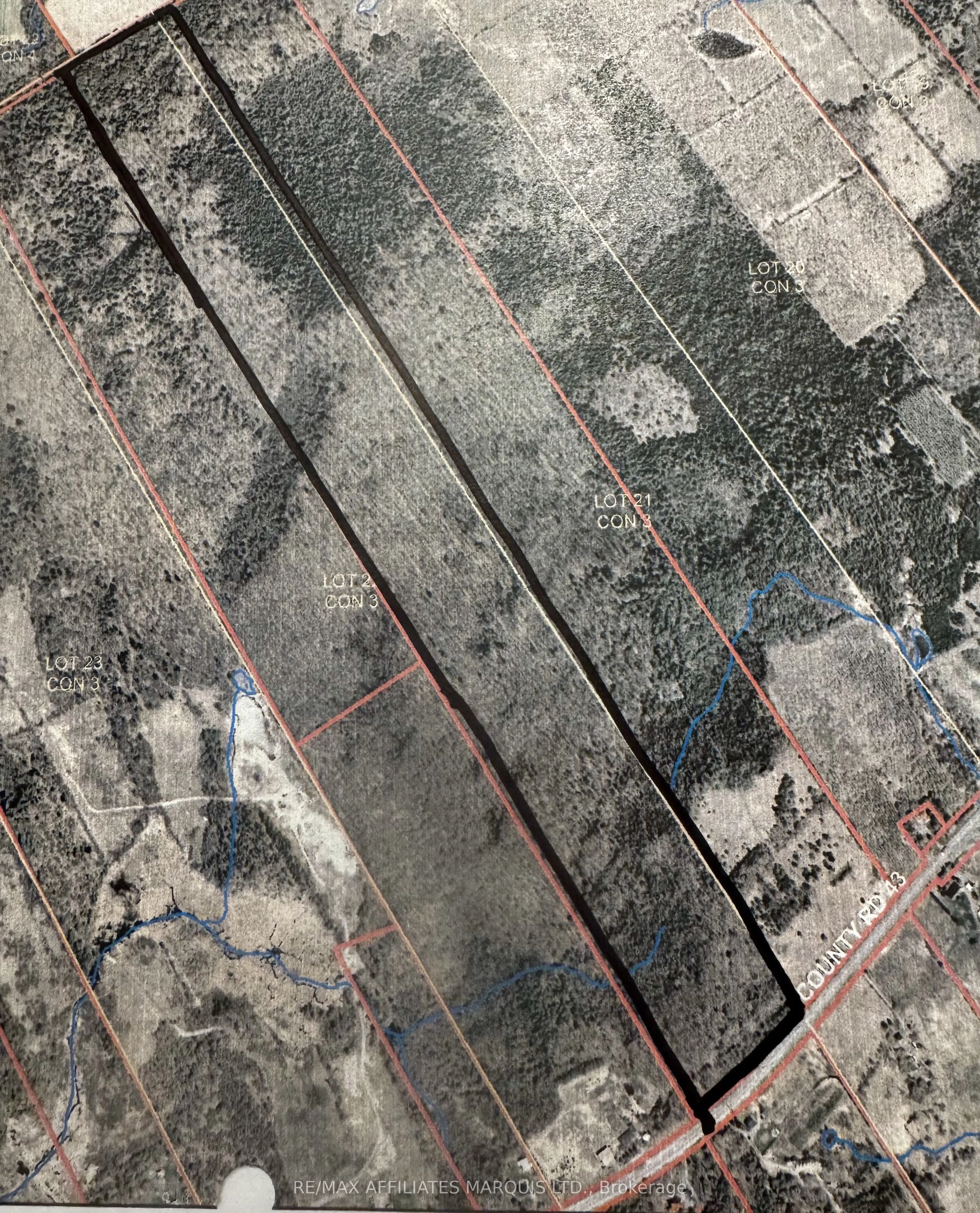 LOT COUNTY ROAD 43 Road