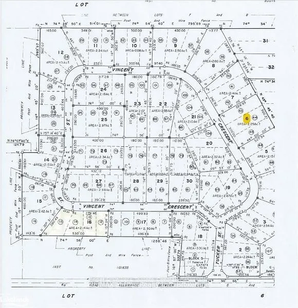 LT 6 ST VINCENT Crescent