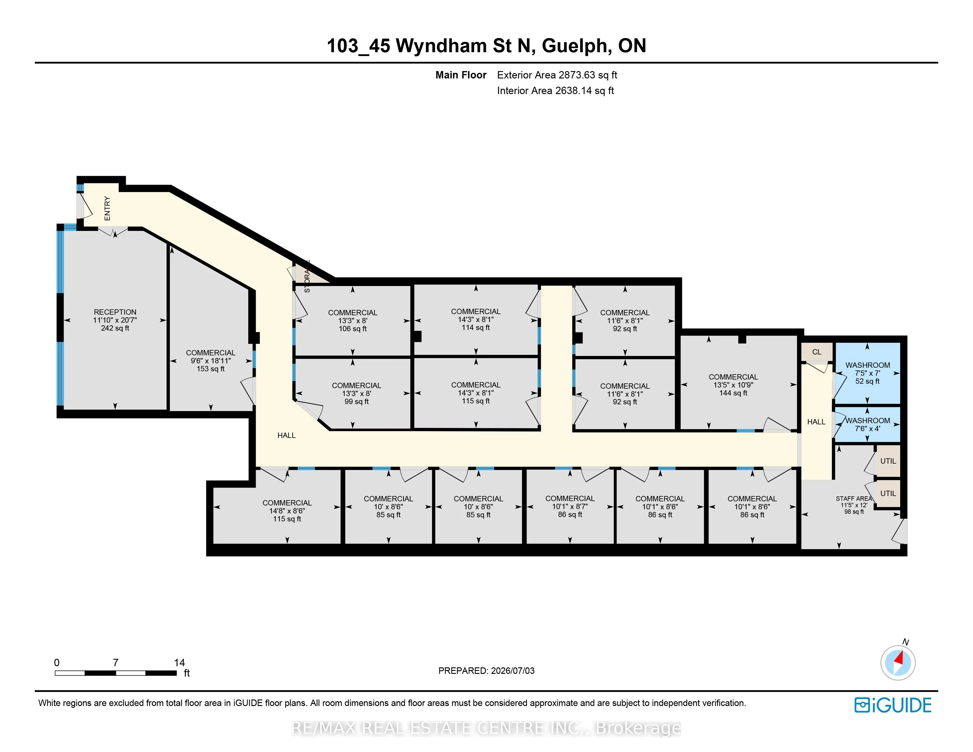 45 Wyndham Street N #103