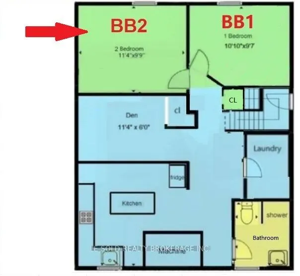 112 Leland Street #Bsmt Room #2