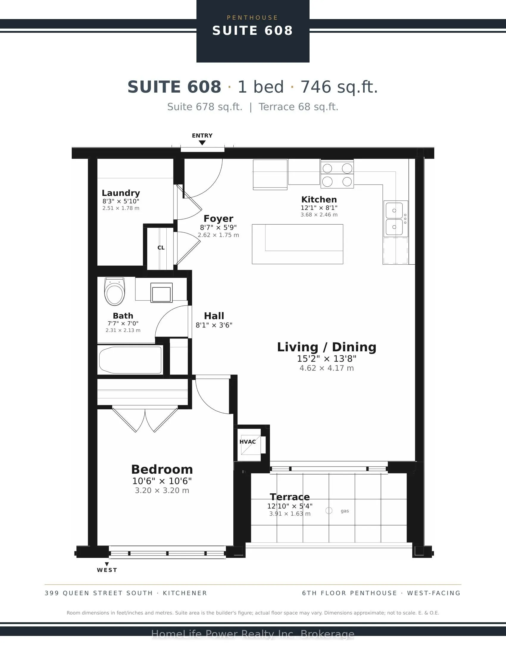 399 Queen Street S #608