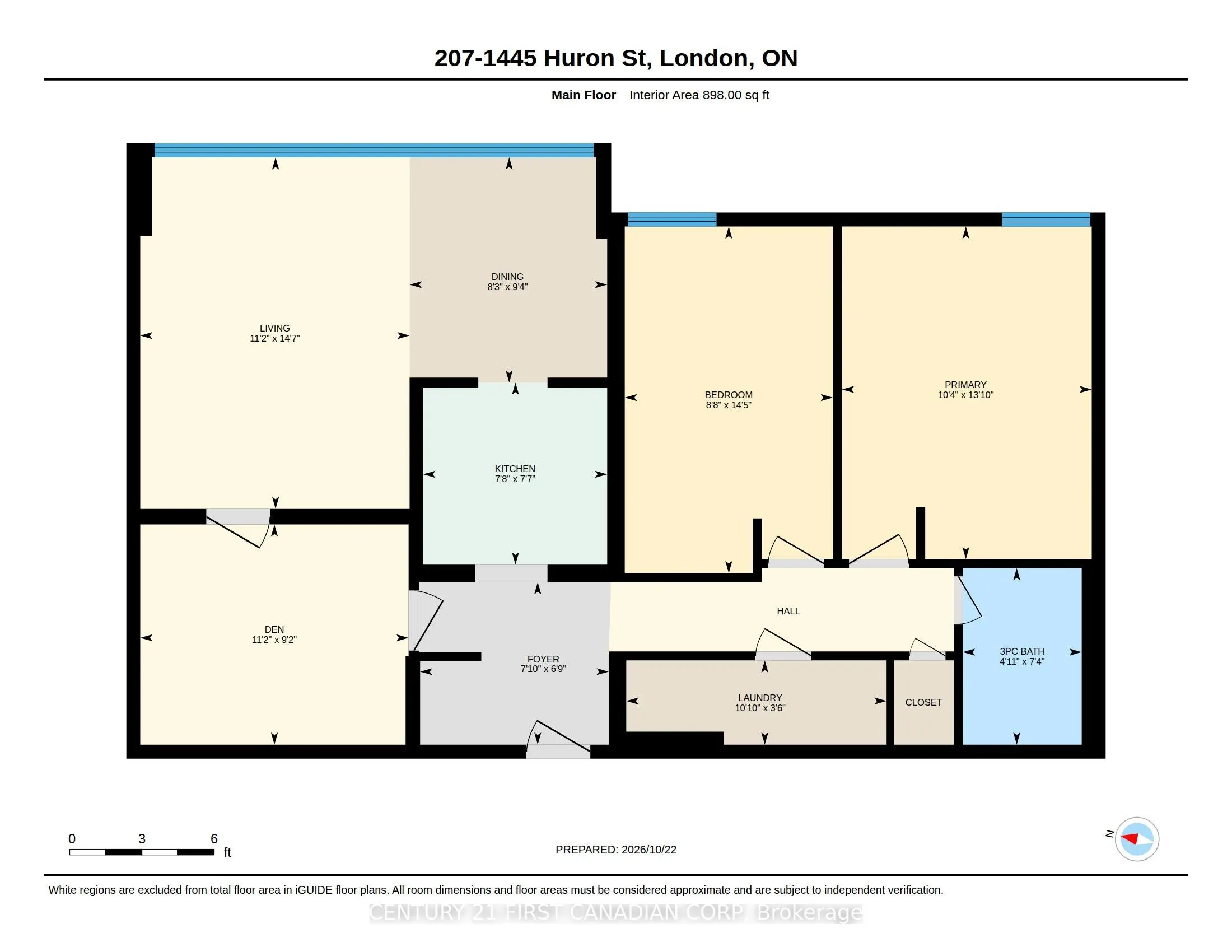 1445 Huron Street #207