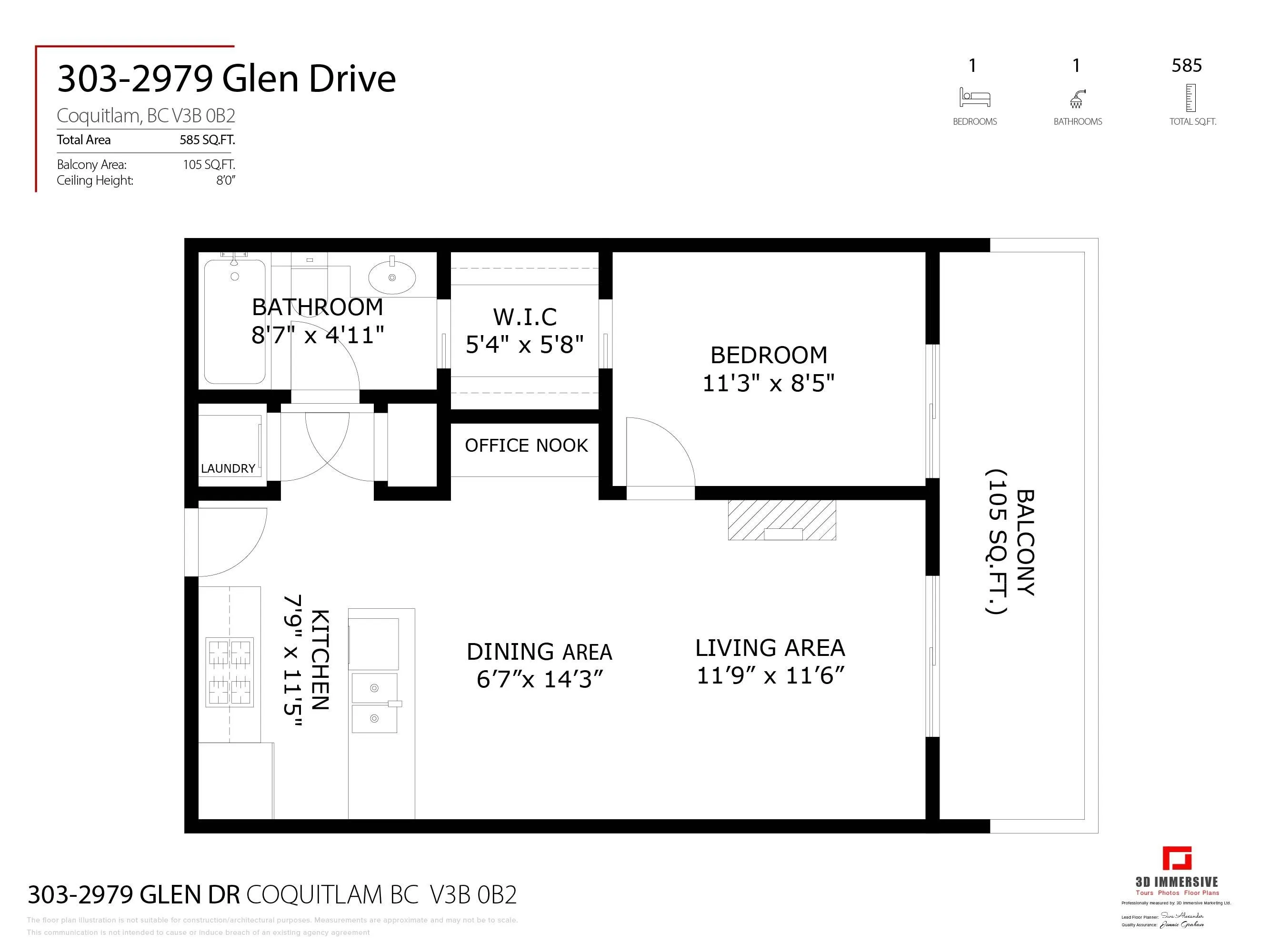 303 2979 Glen Drive