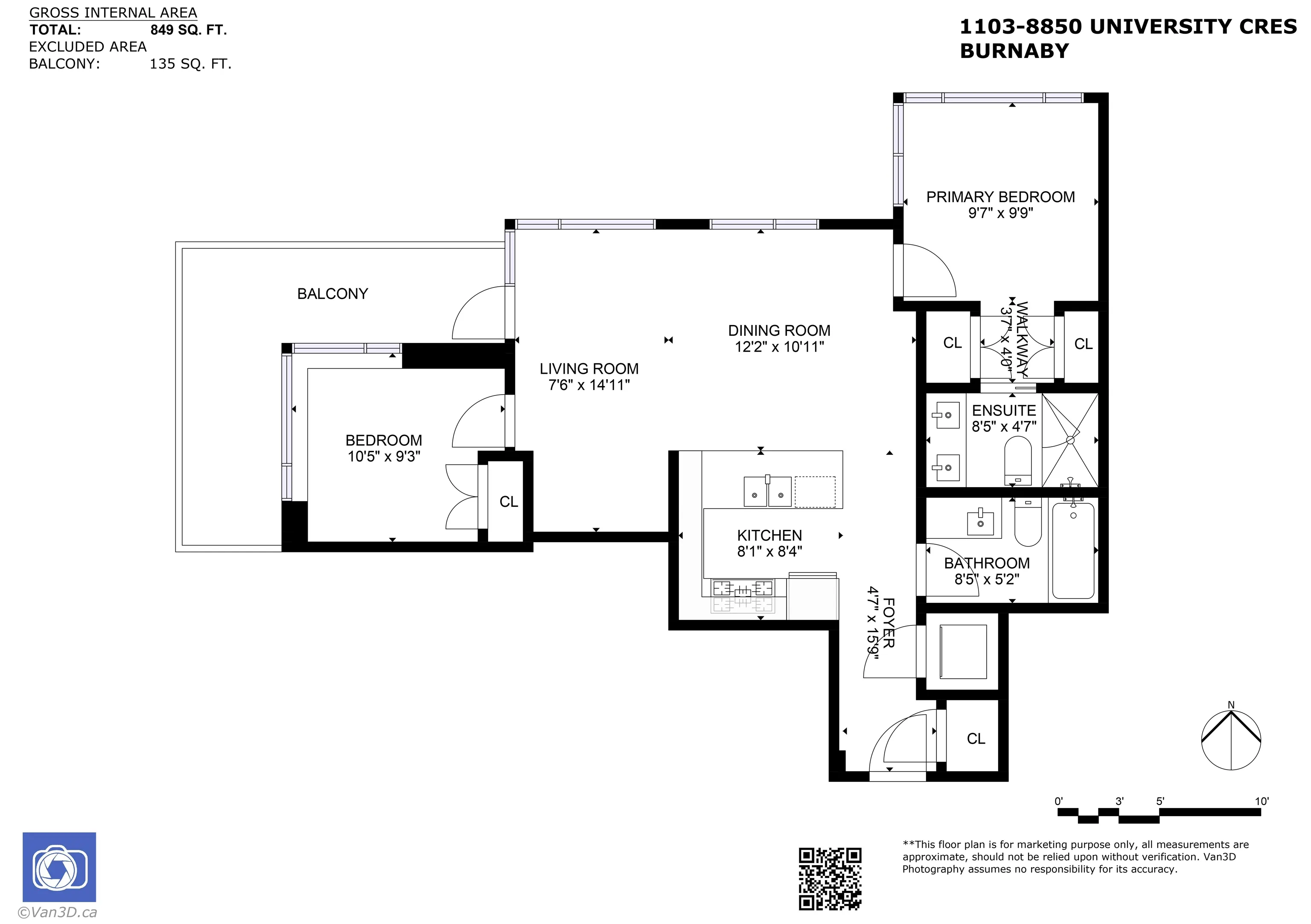 1103 8850 University Crescent