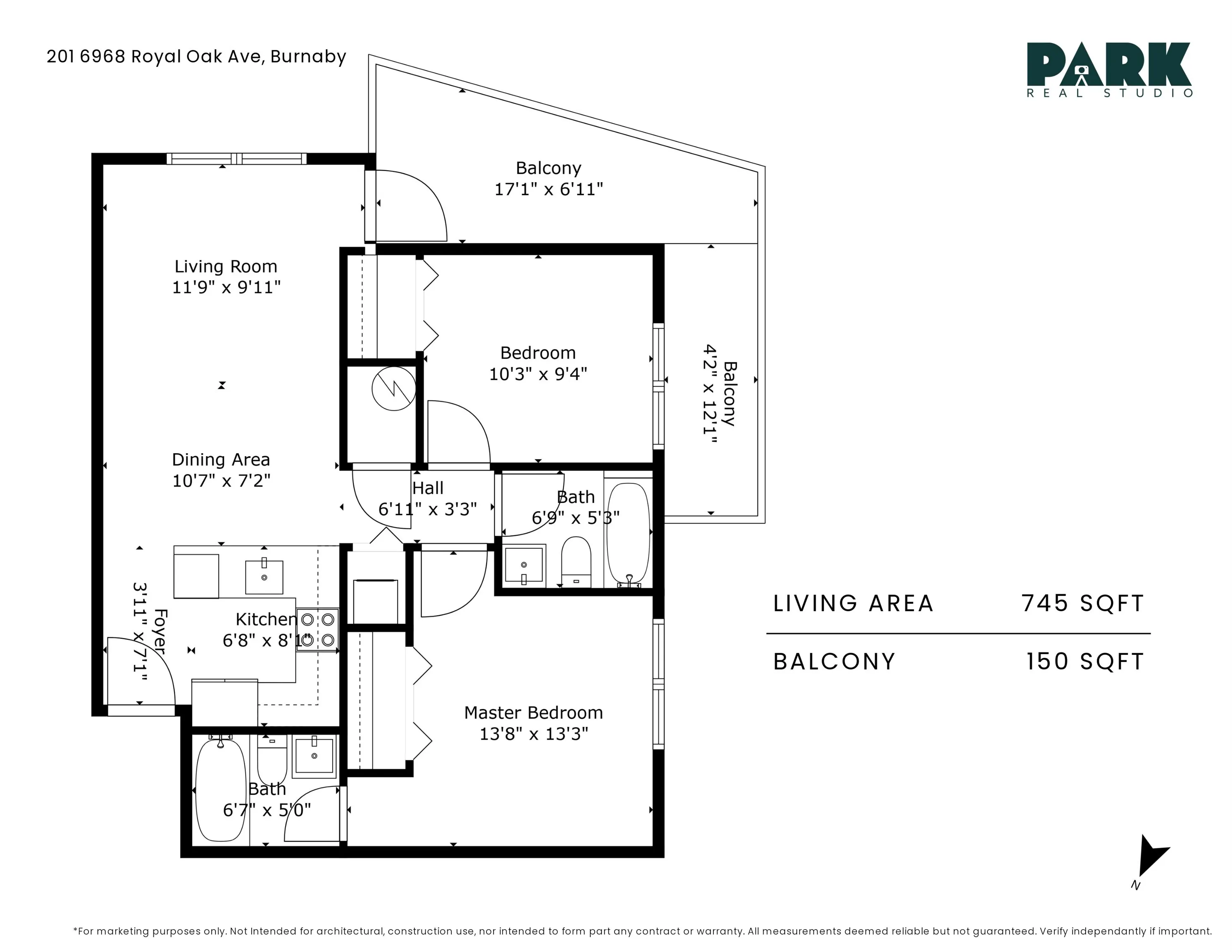 201 6968 Royal Oak Avenue