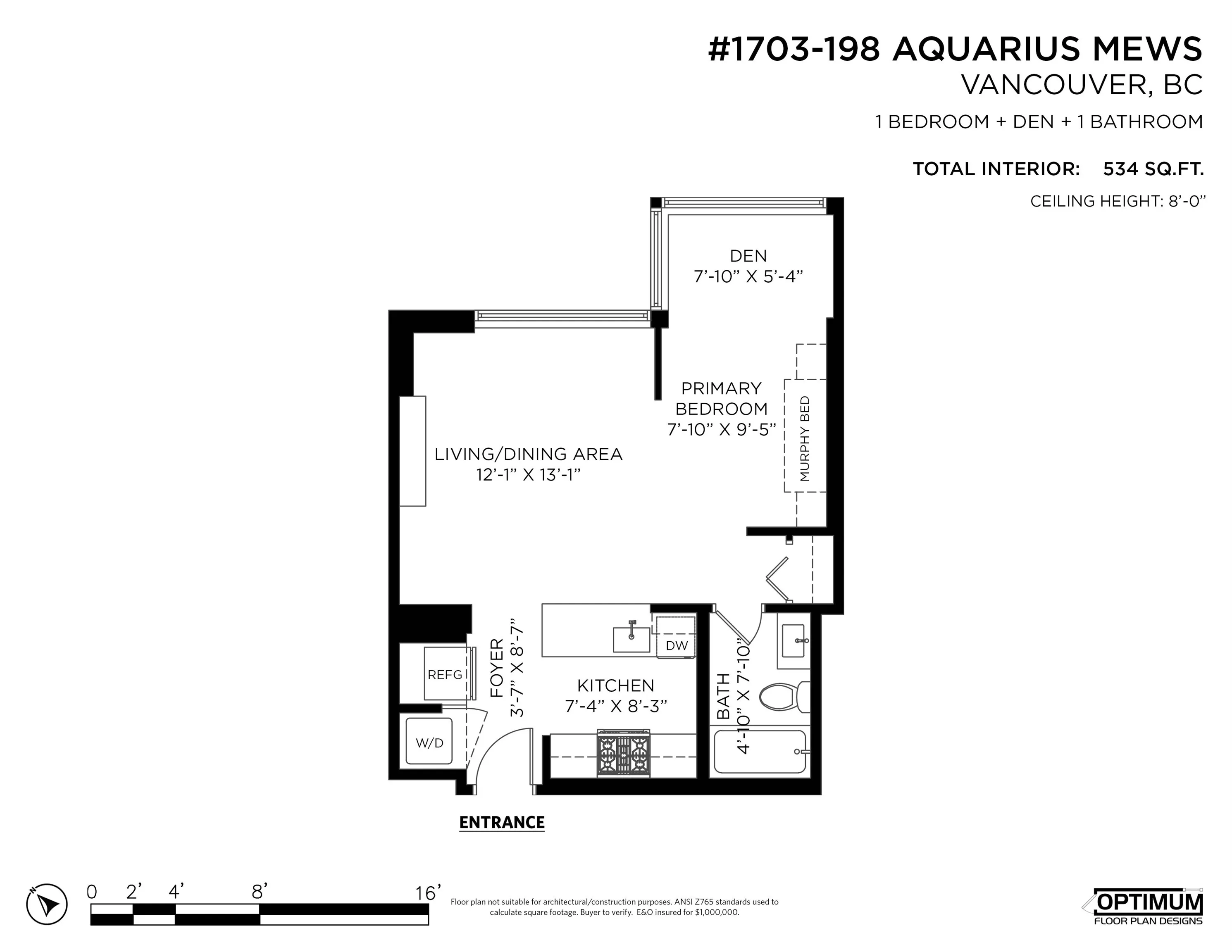 1703 198 Aquarius Mews