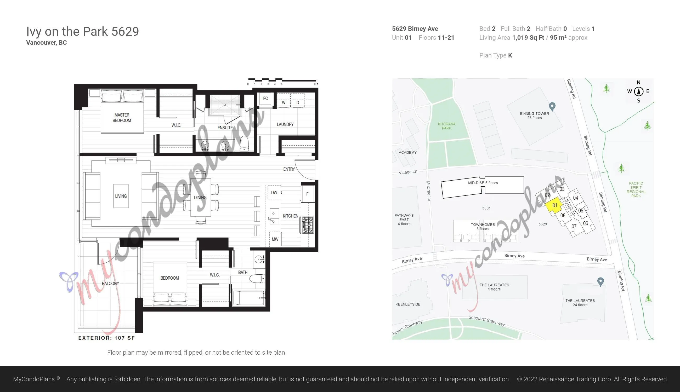 2001 5629 Birney Avenue