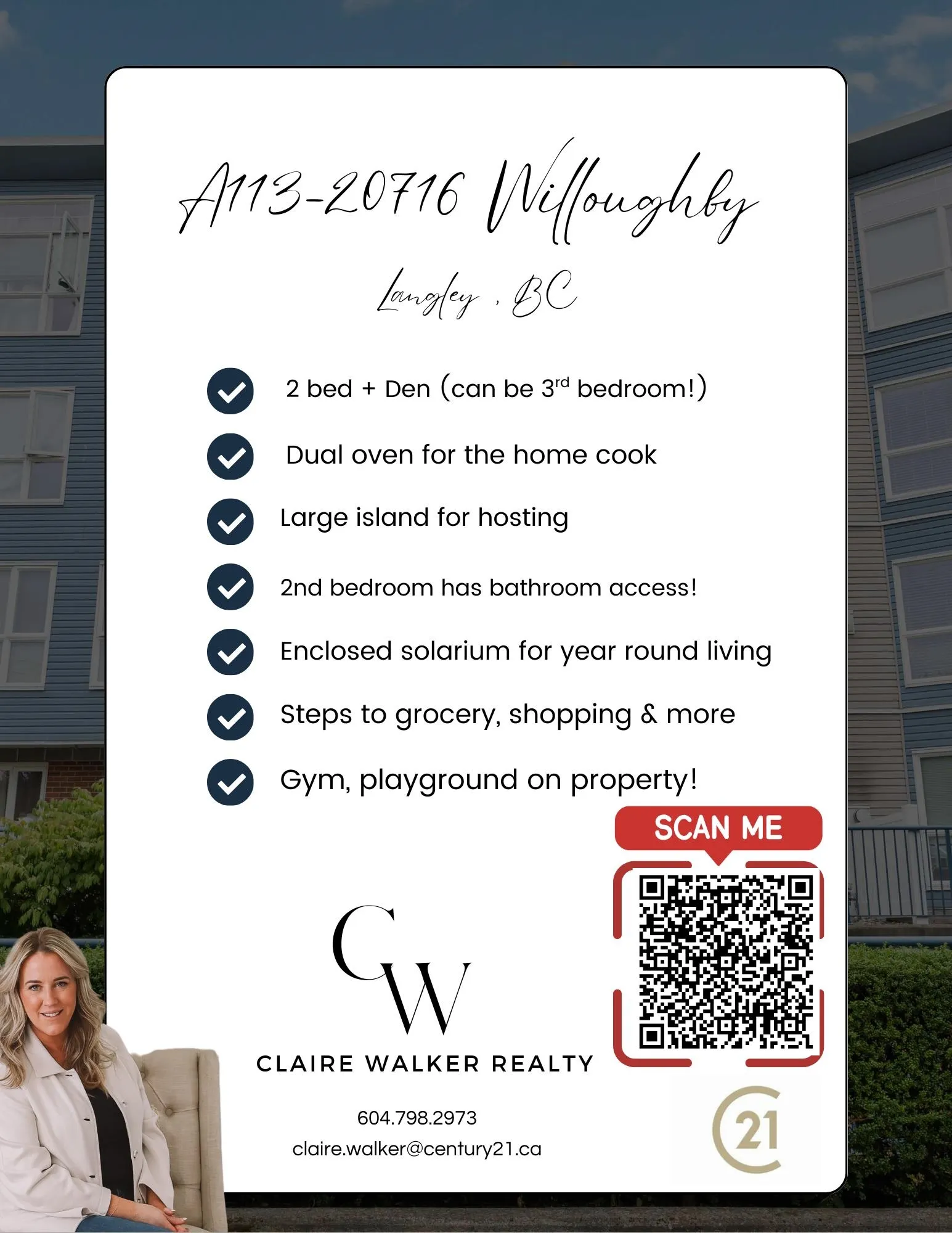 A113 20716 Willoughby Town Centre Drive