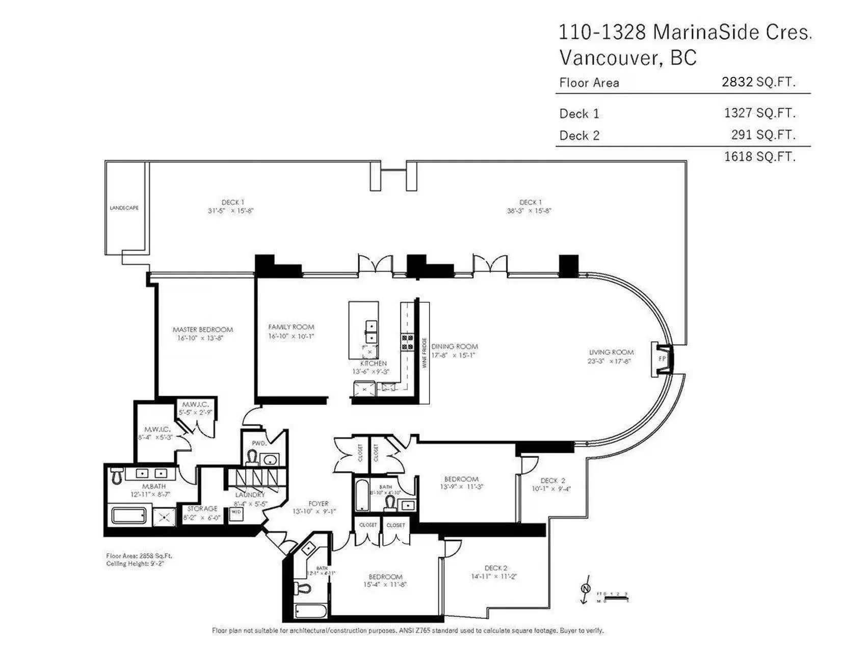110 1328 Marinaside Crescent