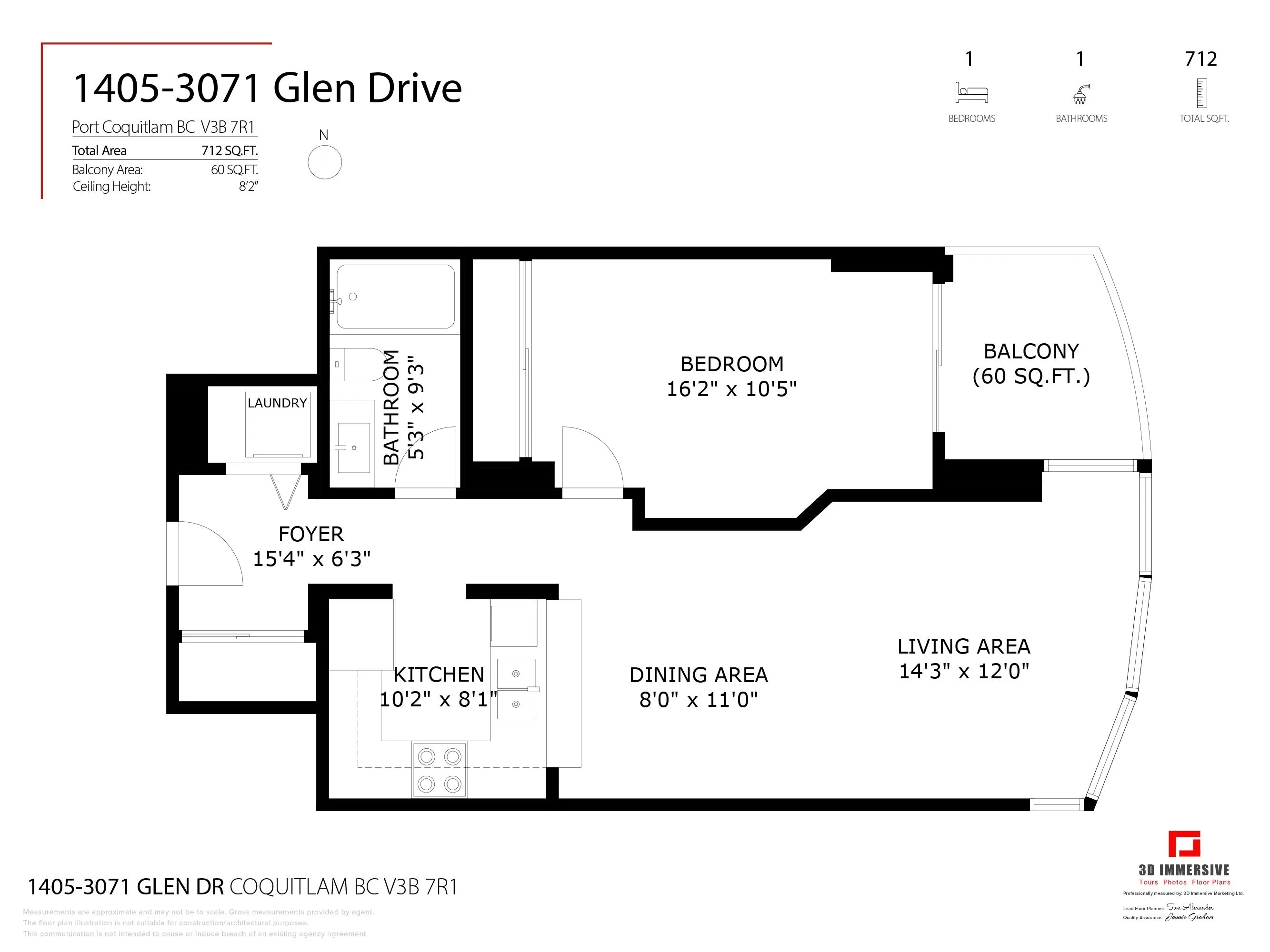 1405 3071 Glen Drive