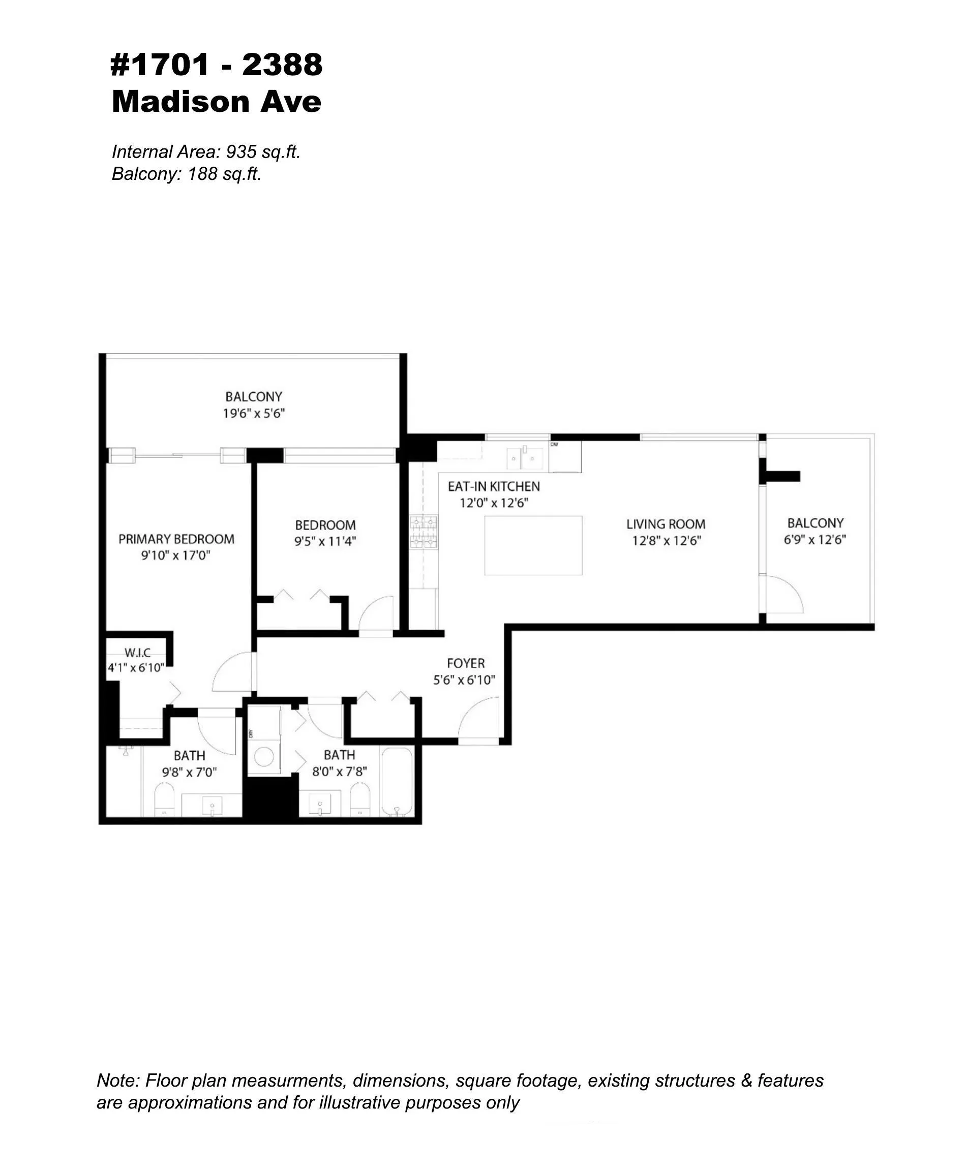 1701 2388 Madison Avenue