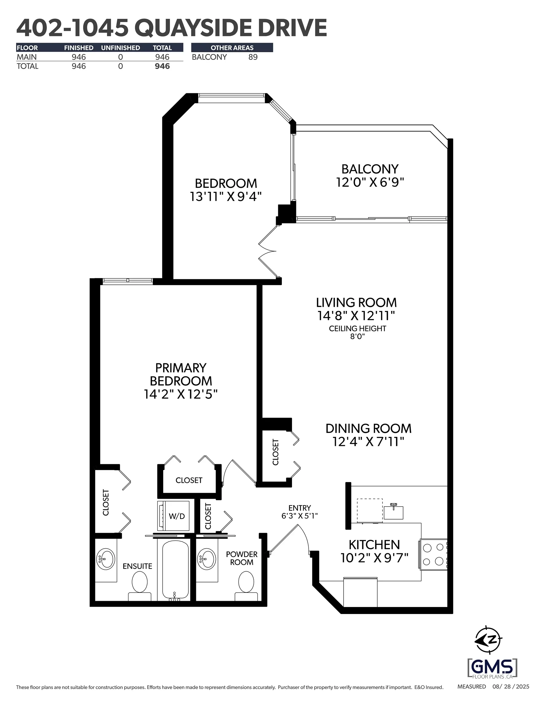 402 1045 Quayside Drive