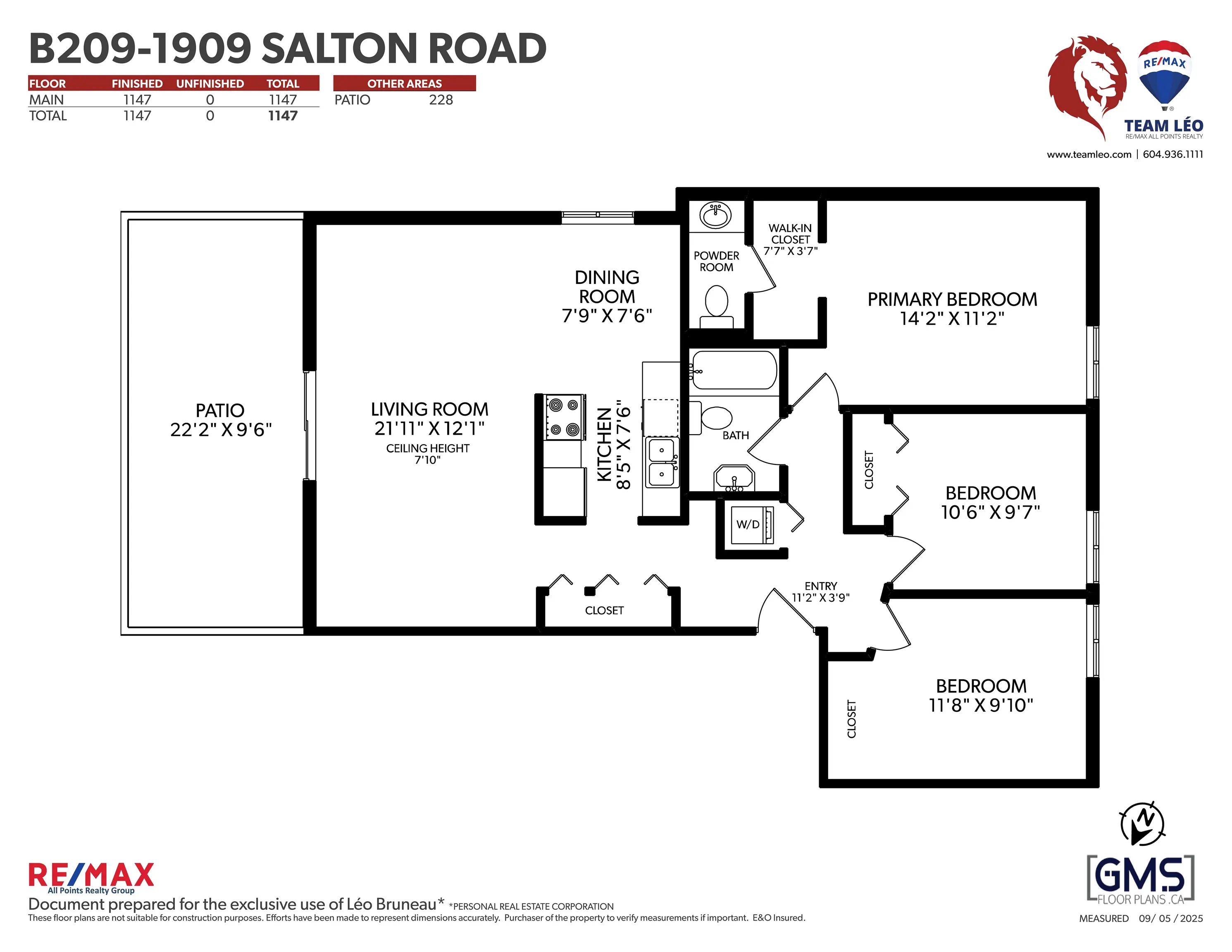 B209 1909 Salton Road