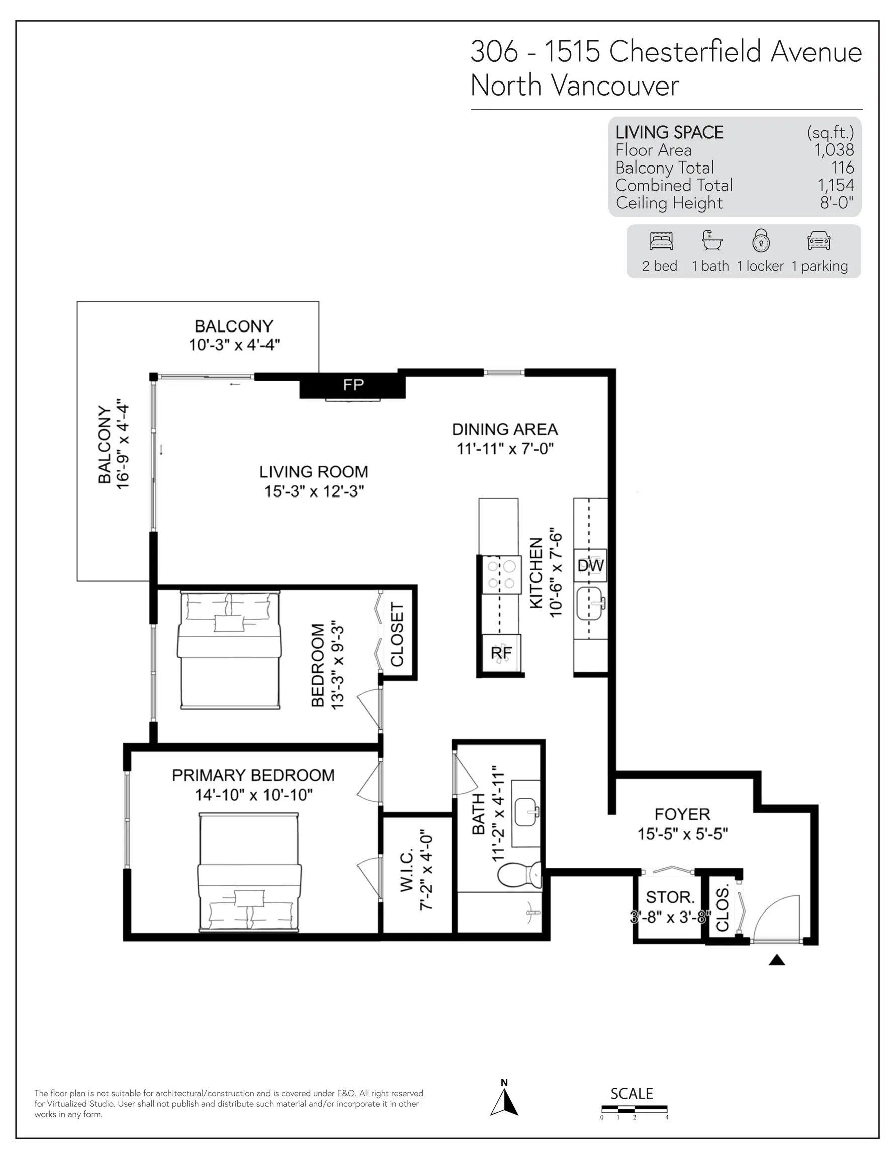 306 1515 Chesterfield Avenue