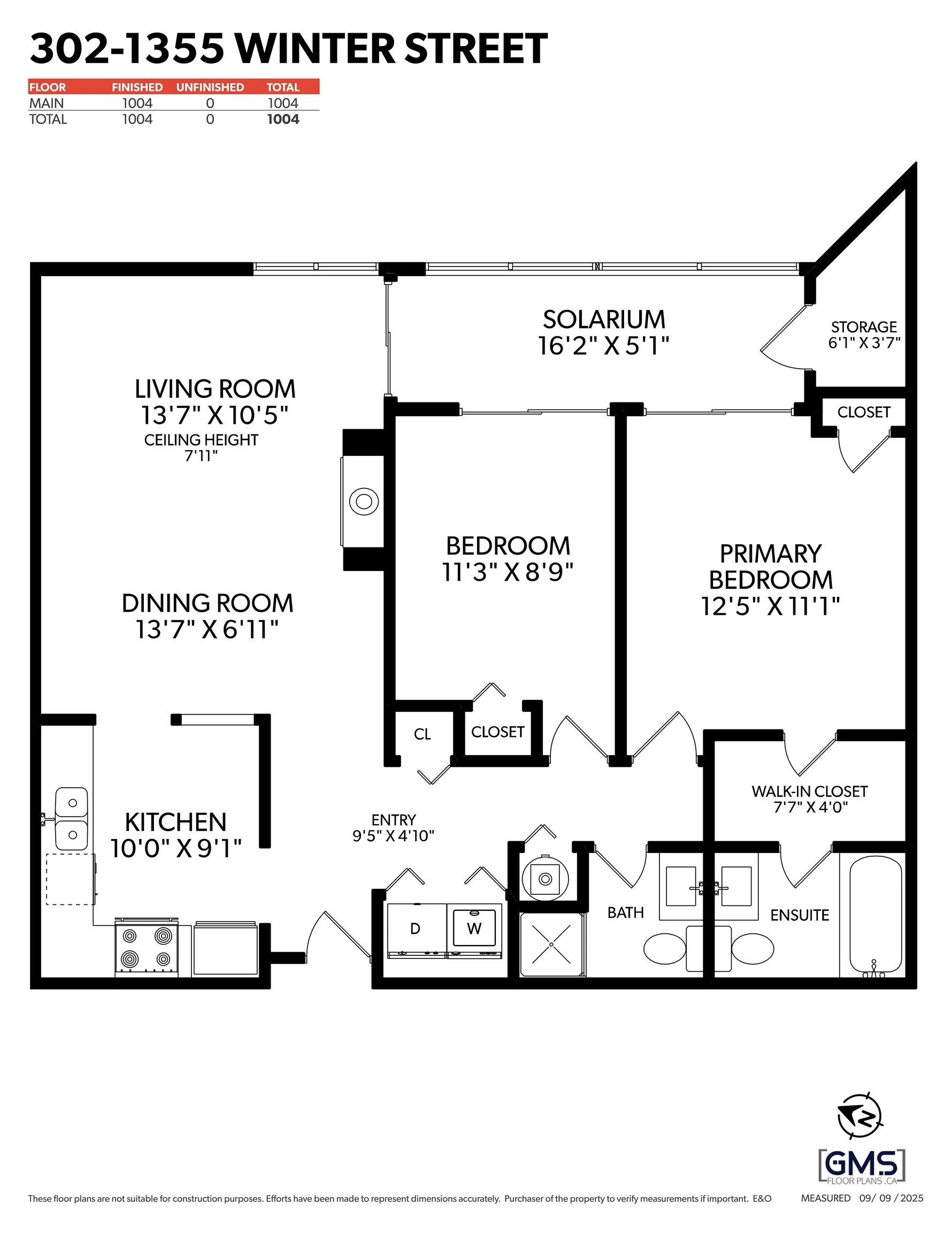 302 1355 Winter Street