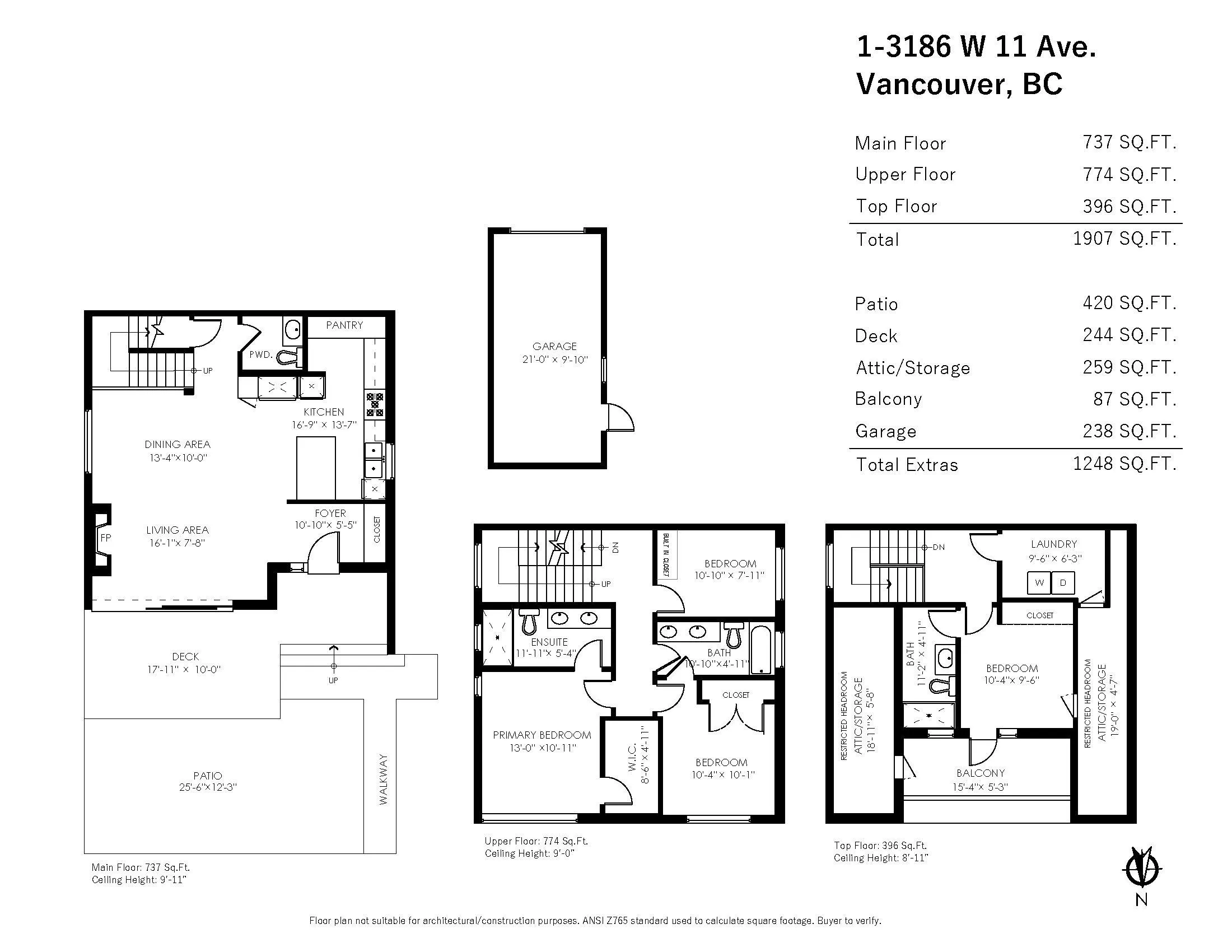 1 3186 W 11th Avenue