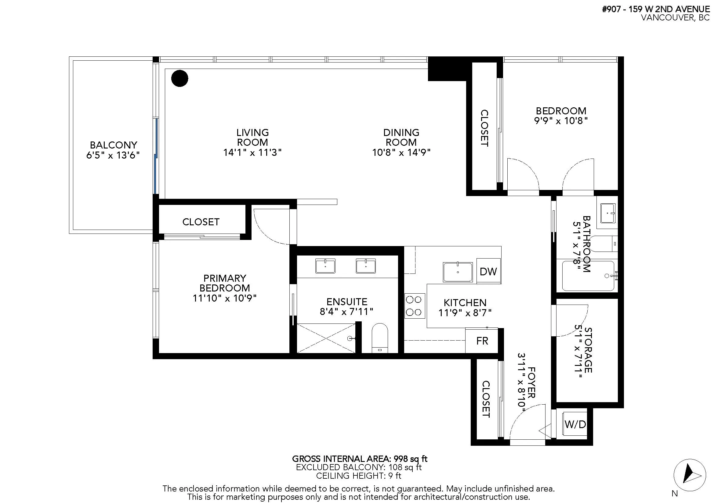 907 159 W 2nd Avenue