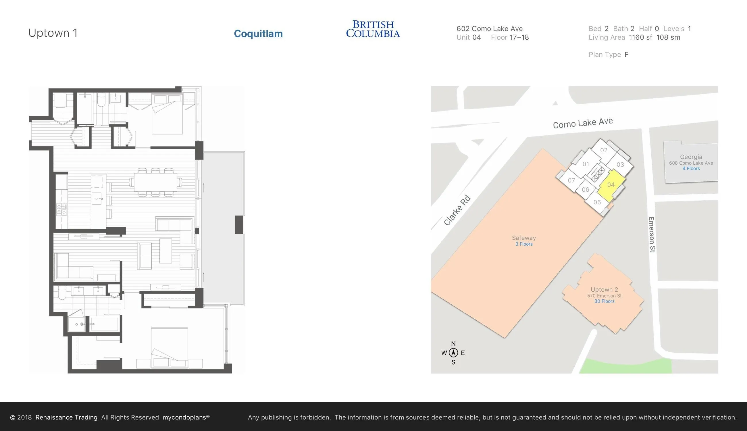 1804 602 Como Lake Avenue