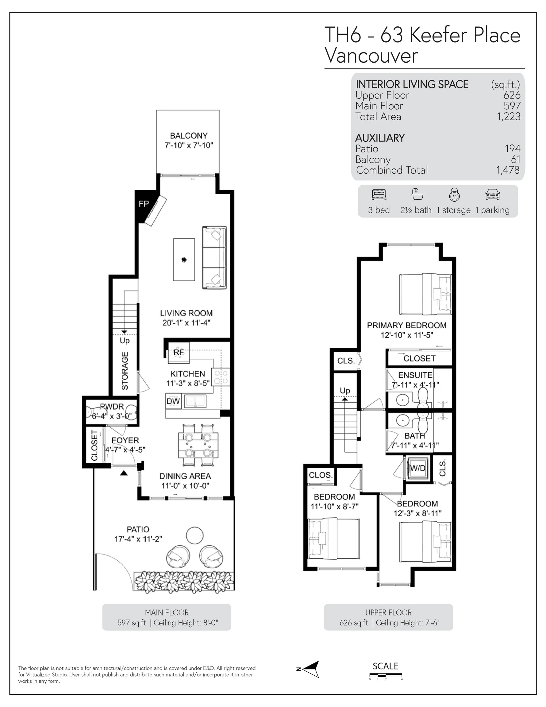 TH6 63 Keefer Place