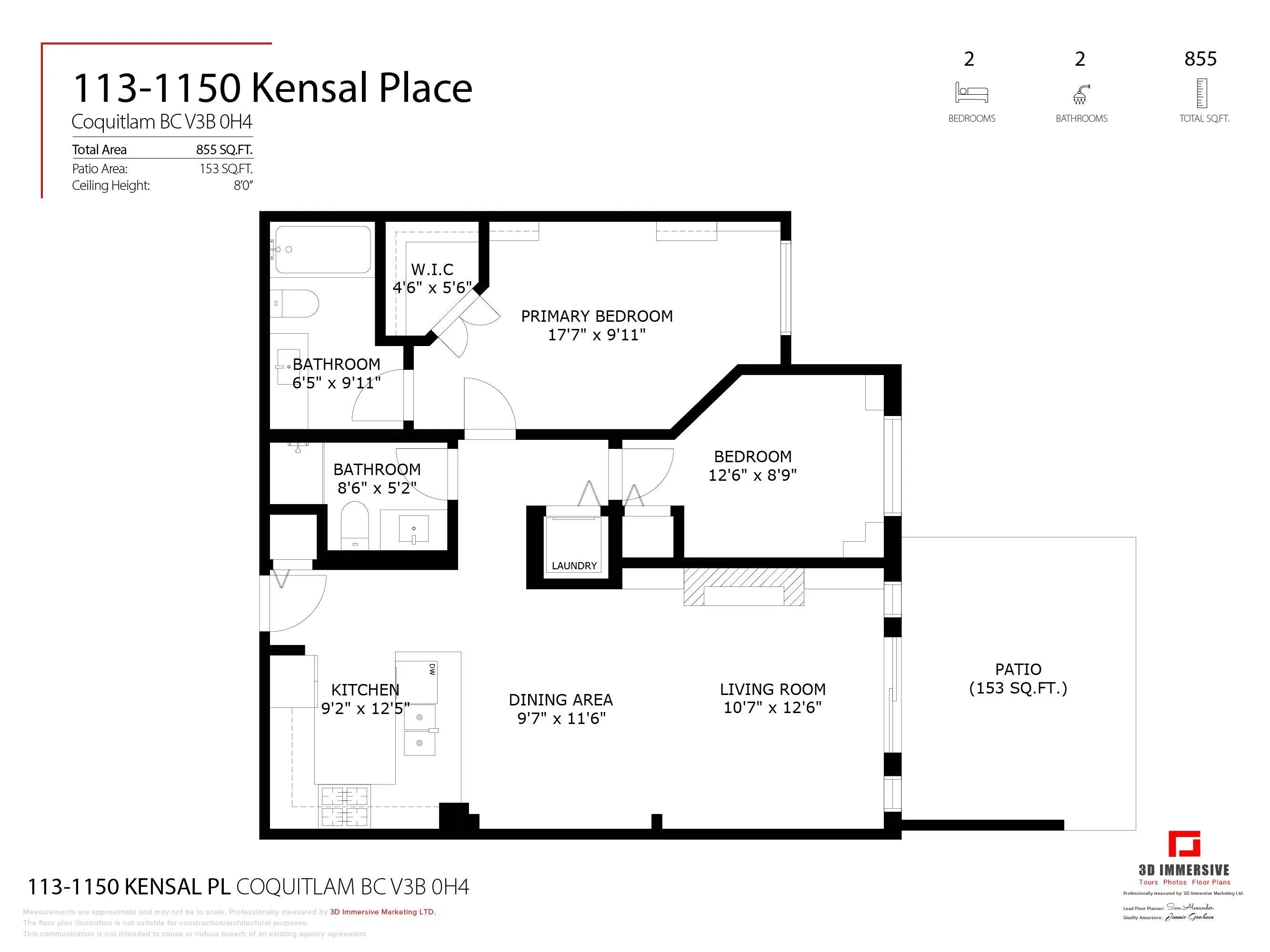 113 1150 Kensal Place