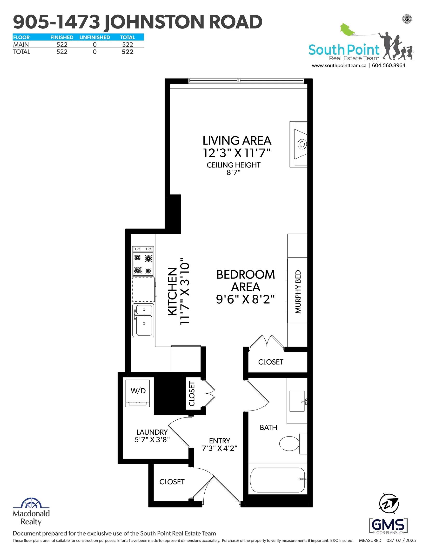 905 1473 Johnston Road