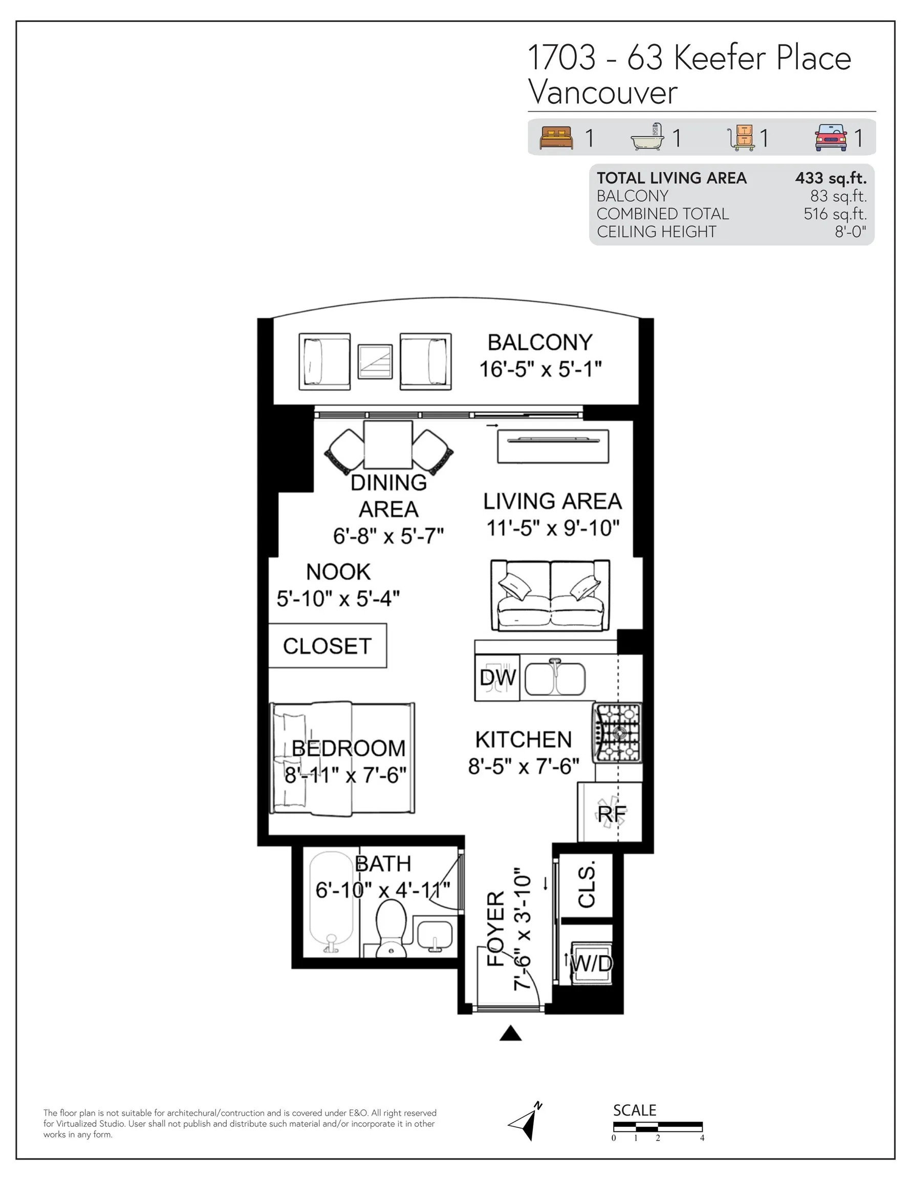 1703 63 Keefer Place