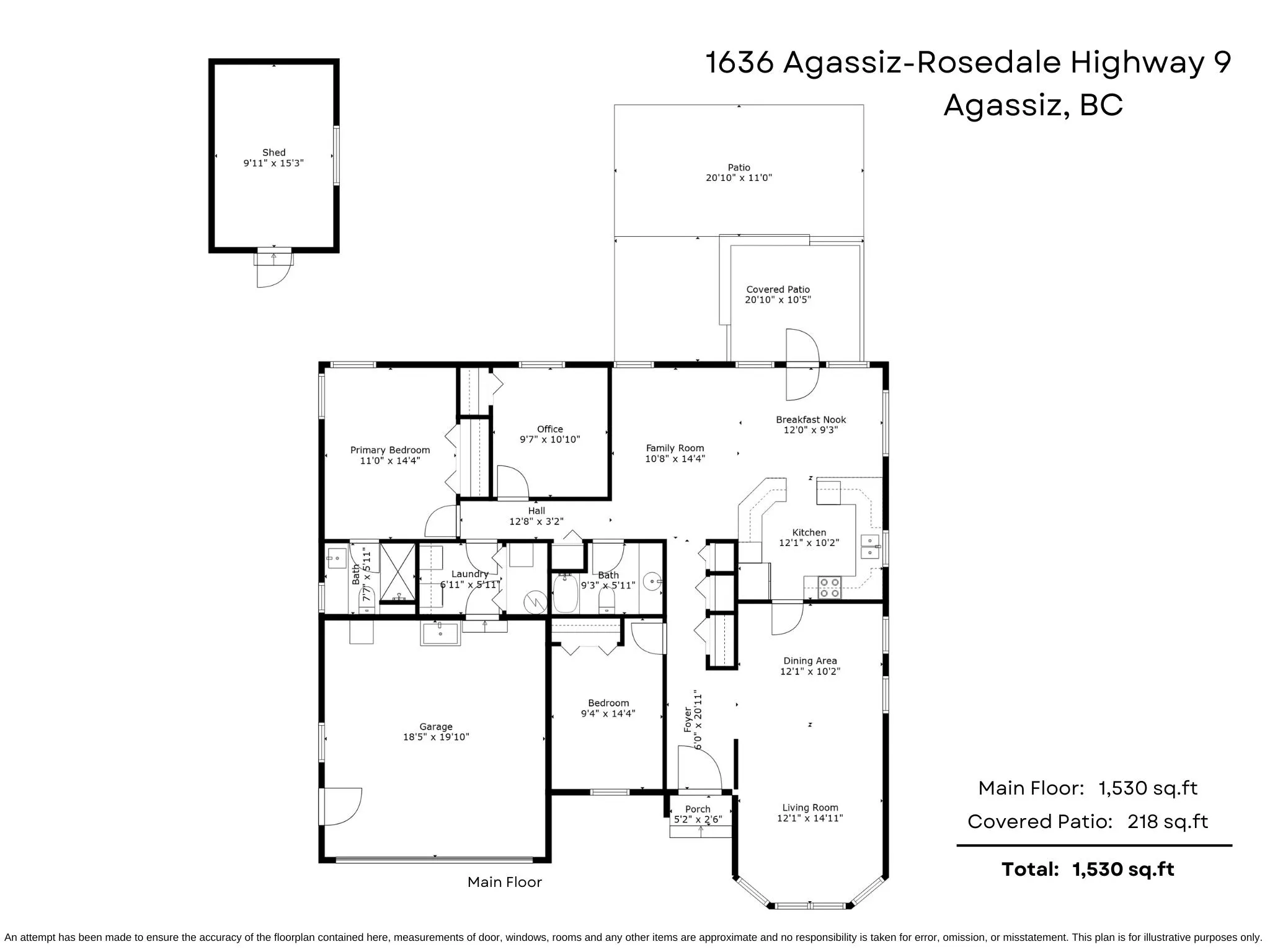 1636 Agassiz-Rosedale Highway No 9 Highway