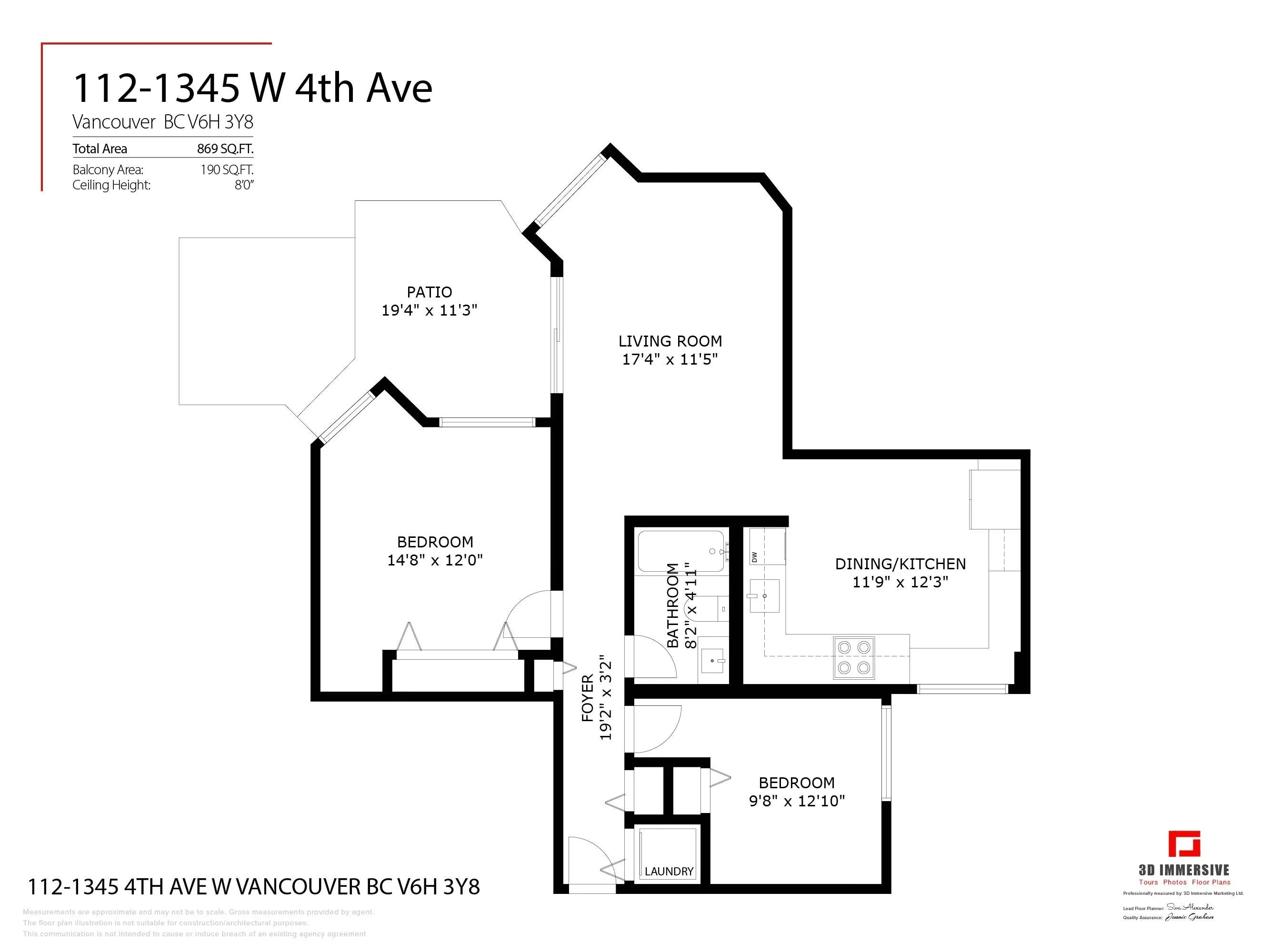 112 1345 W 4th Avenue