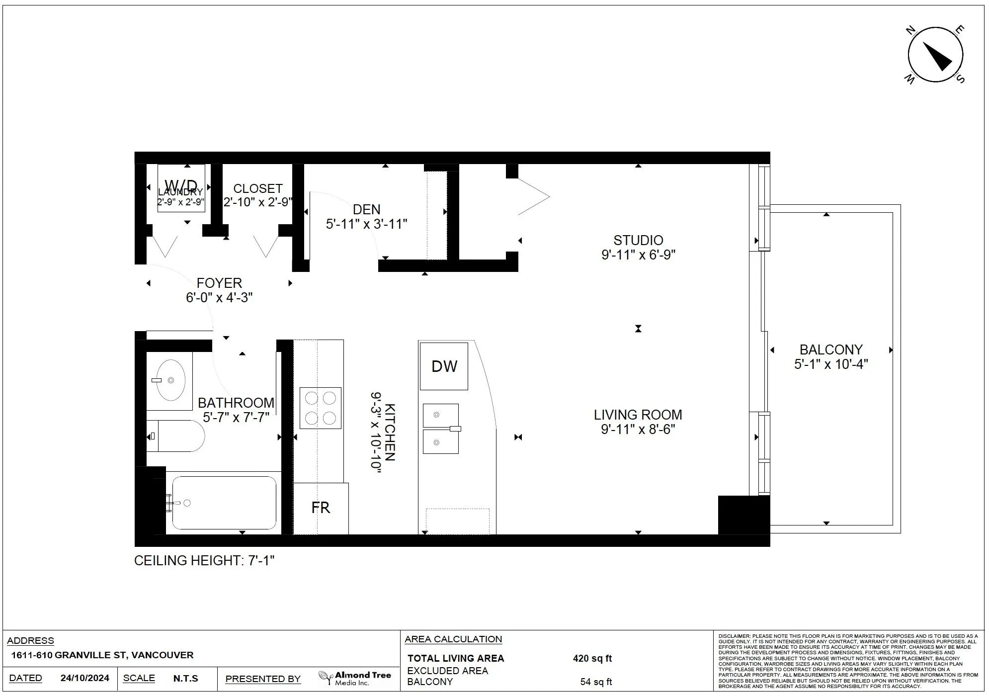 1611 610 Granville Street