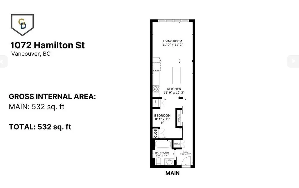 308 1072 Hamilton Street