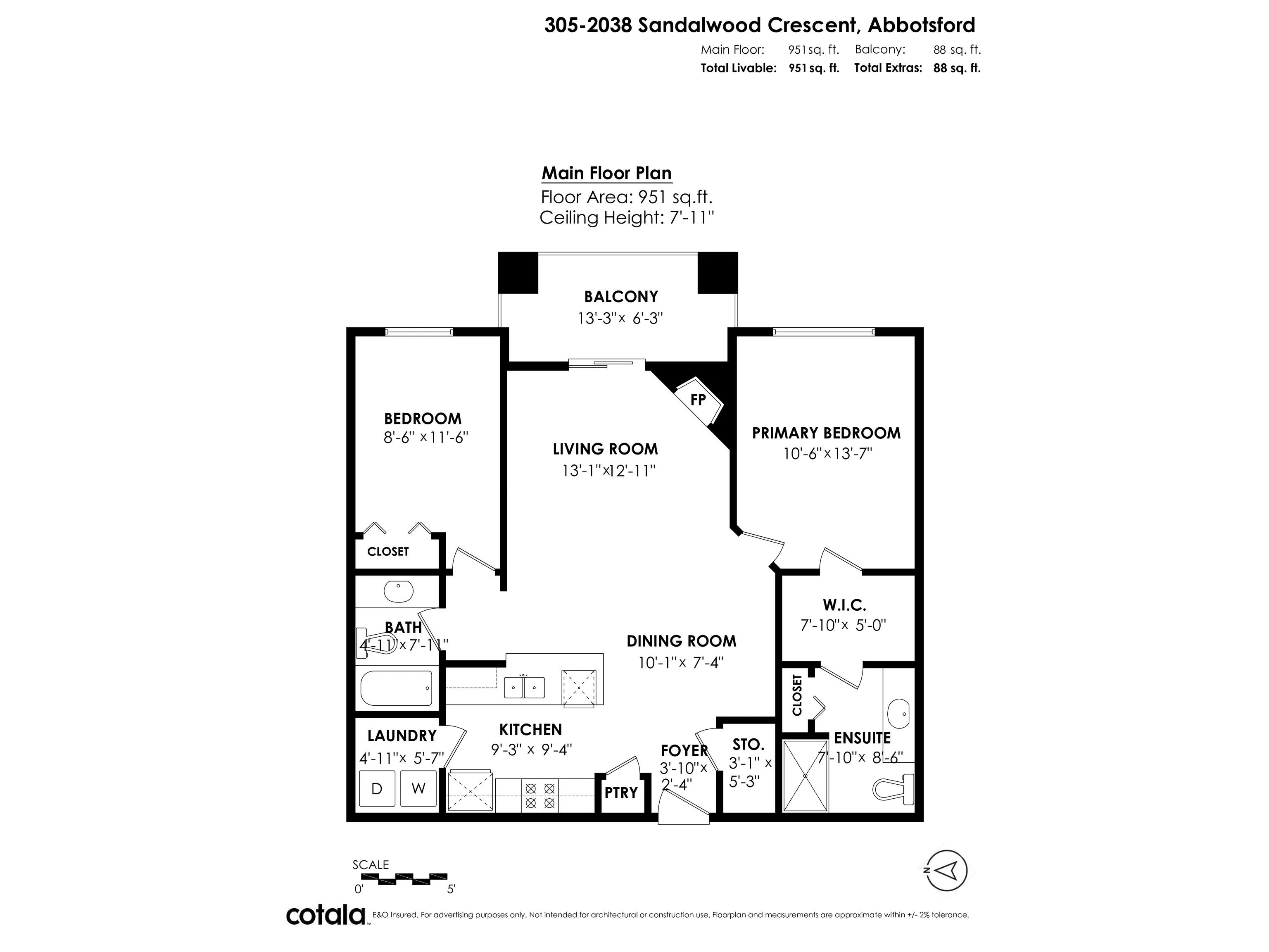 305 2038 Sandalwood Crescent