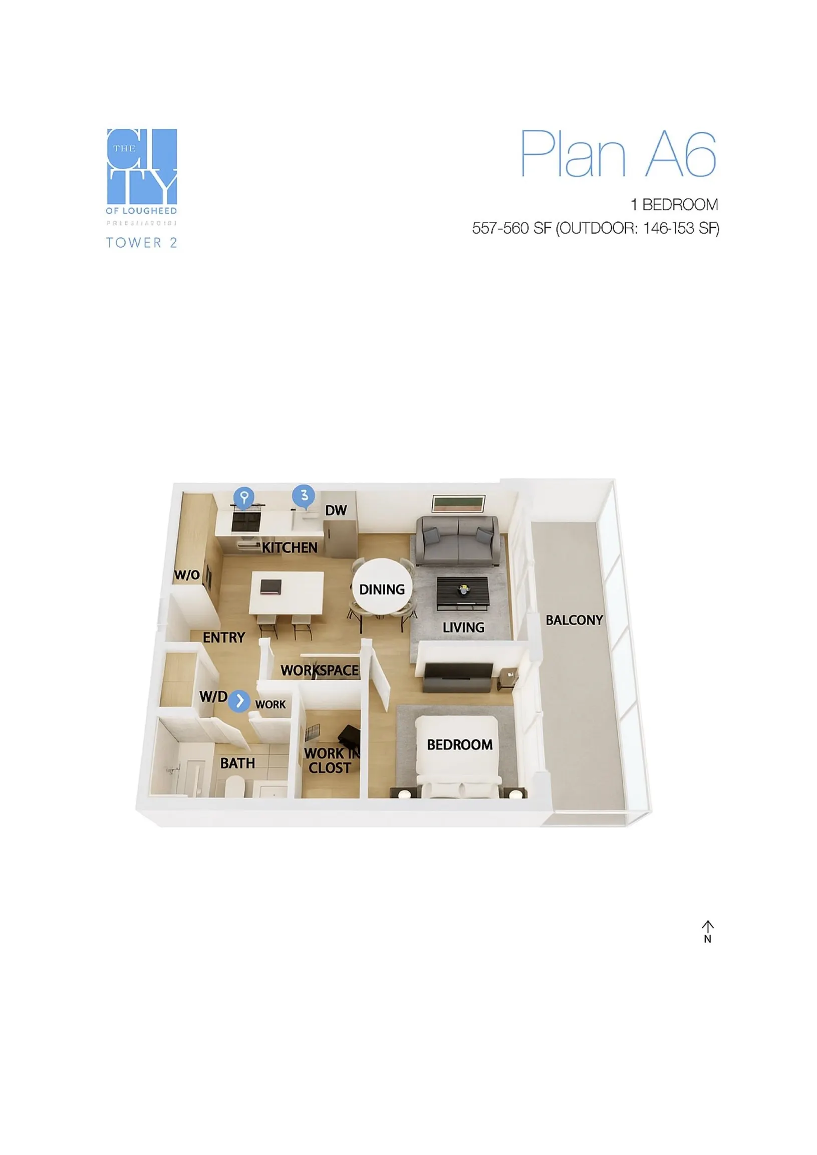 1403 3833 Evergreen Place