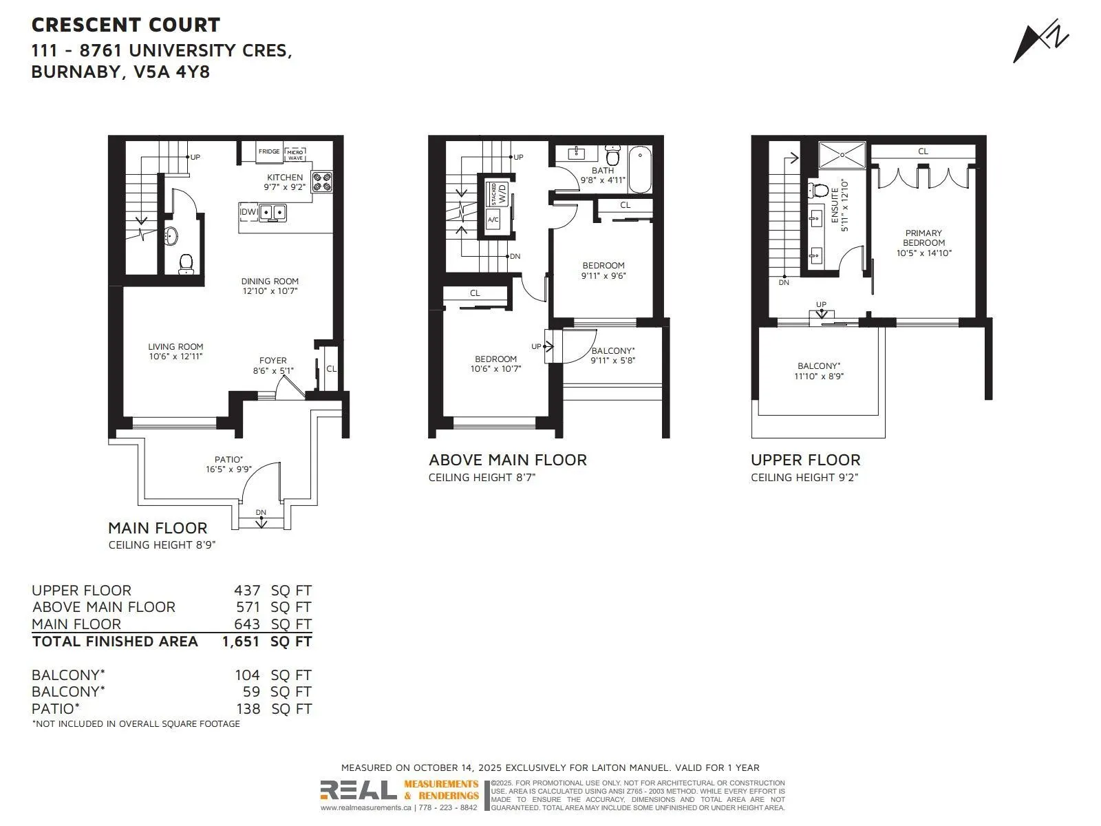 111 8761 University Crescent
