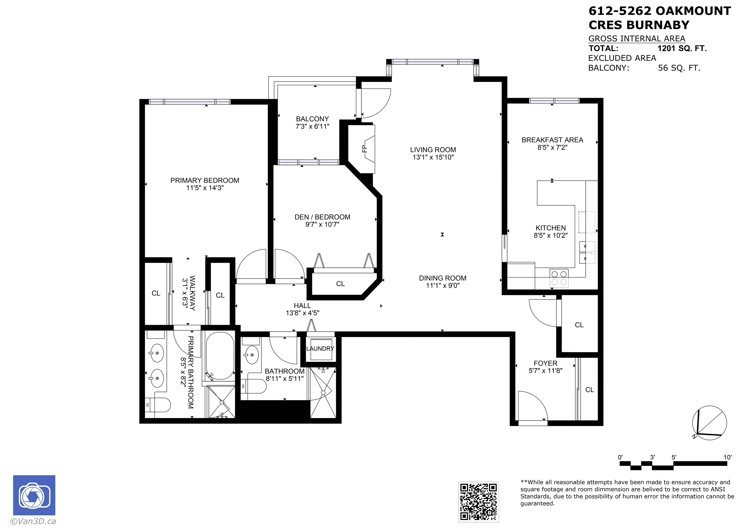 612 5262 Oakmount Crescent