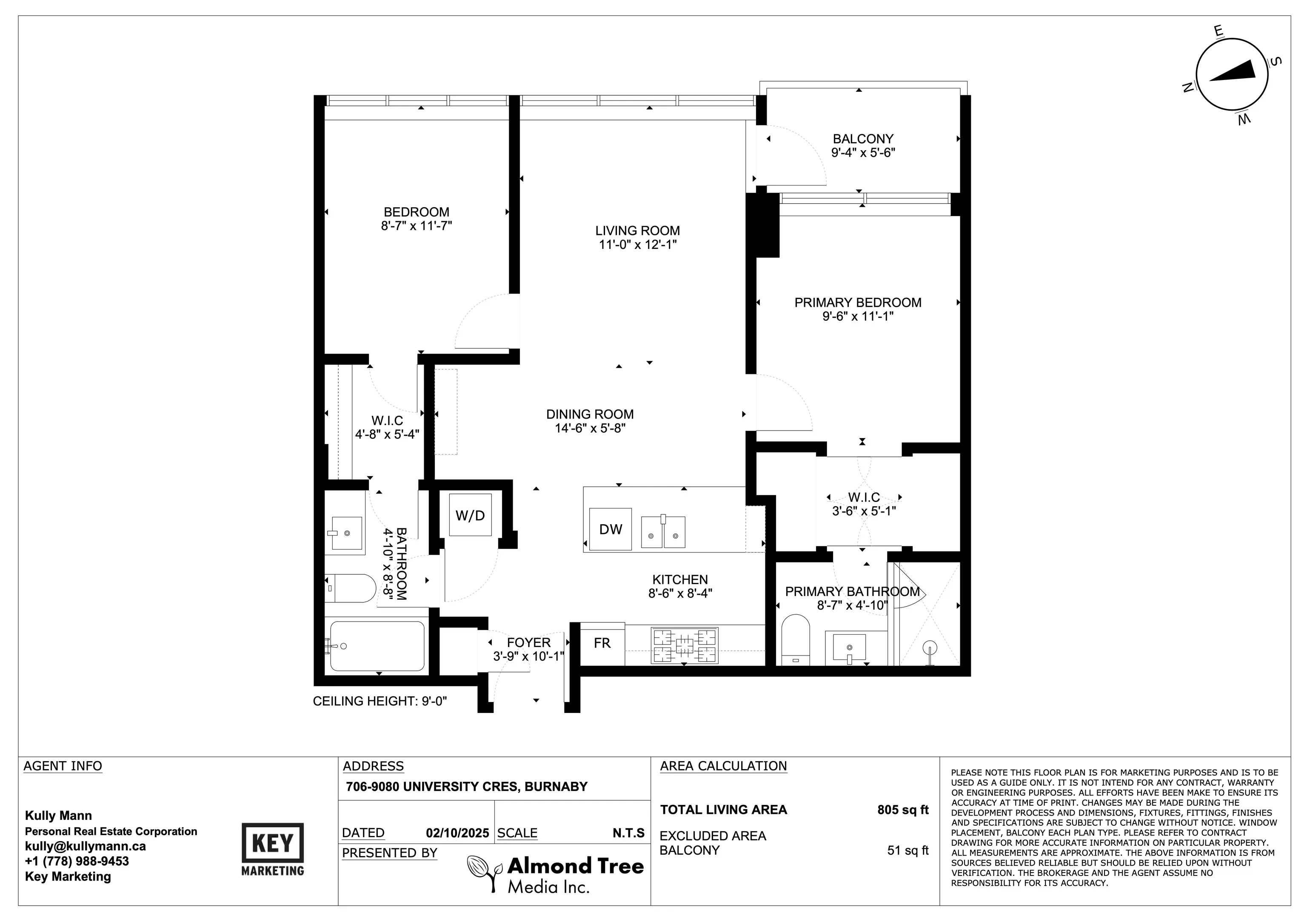 706 9080 University Crescent