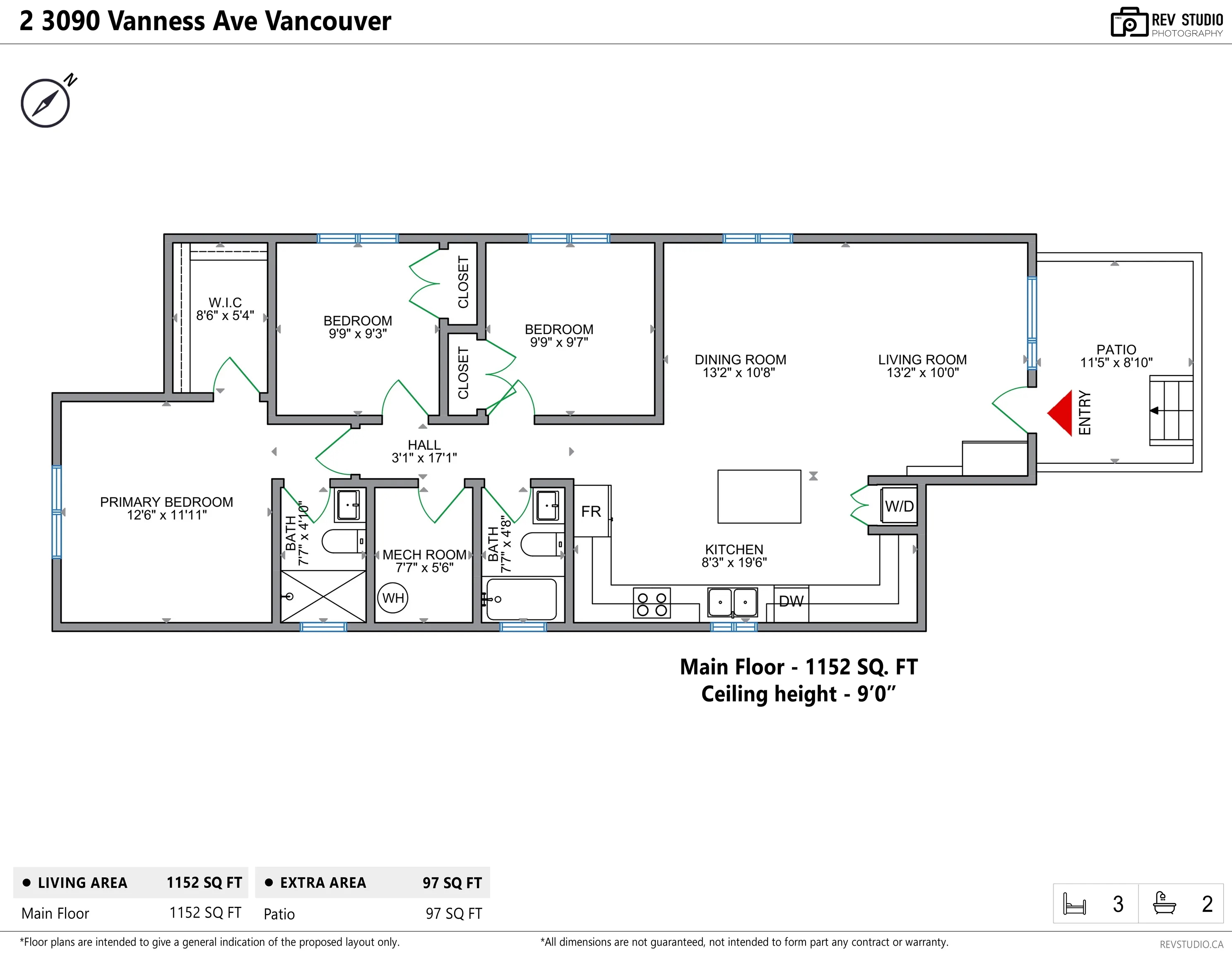 2 3090 Vanness Avenue