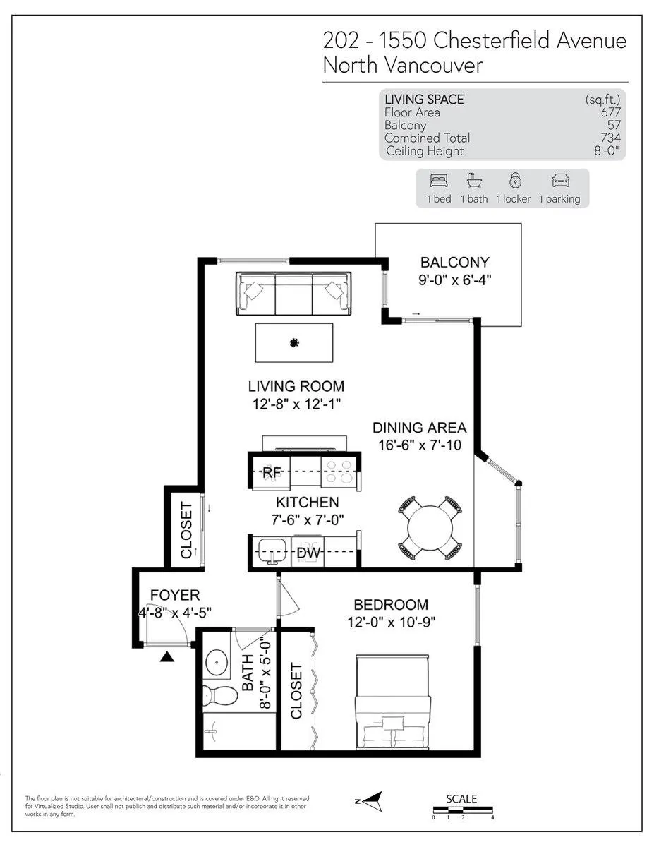 202 1550 Chesterfield Avenue