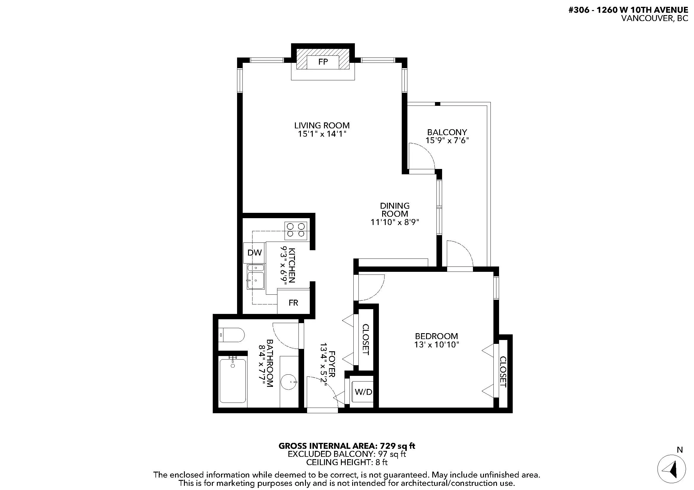 306 1260 W 10th Avenue