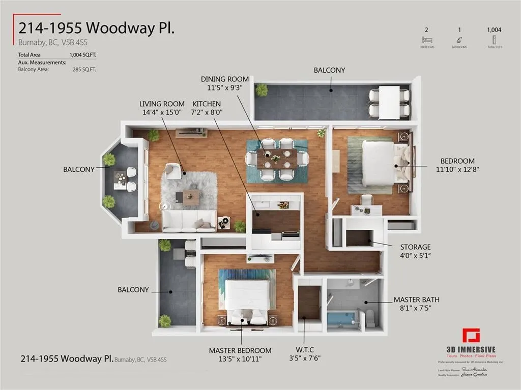 214 1955 Woodway Place