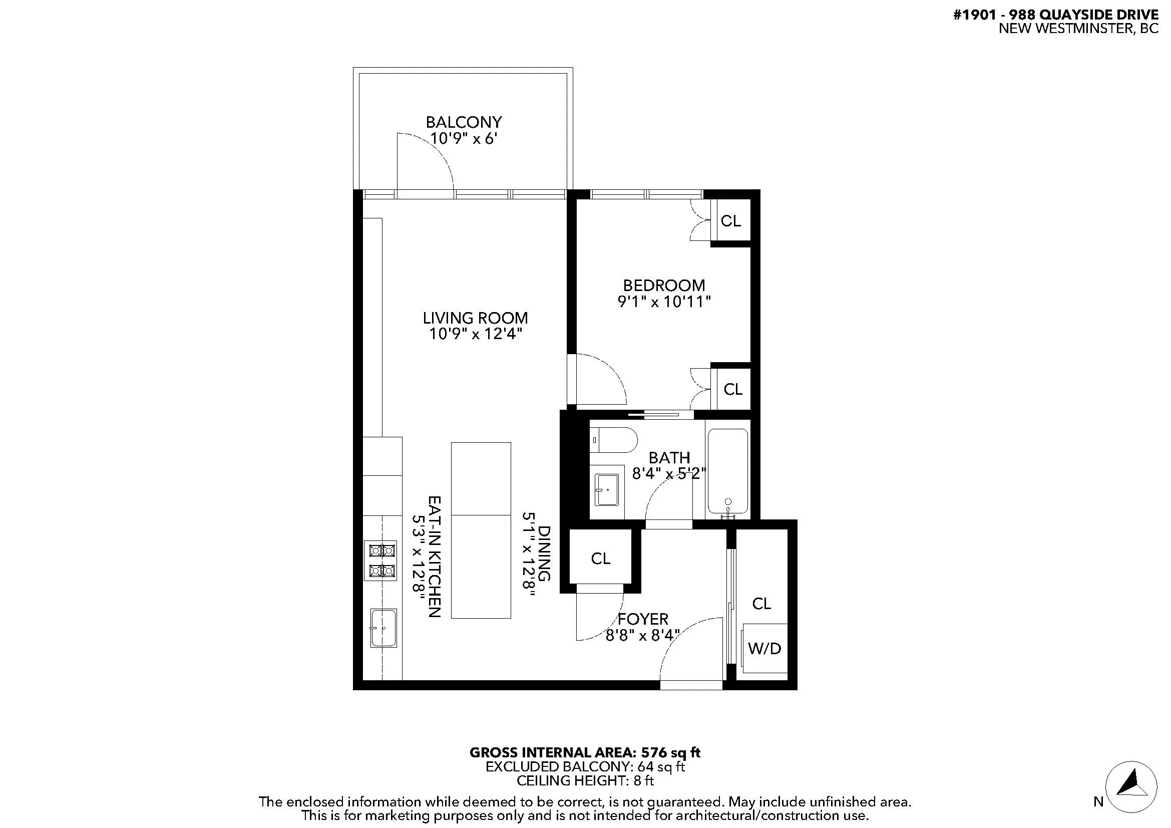 1901 988 Quayside Drive