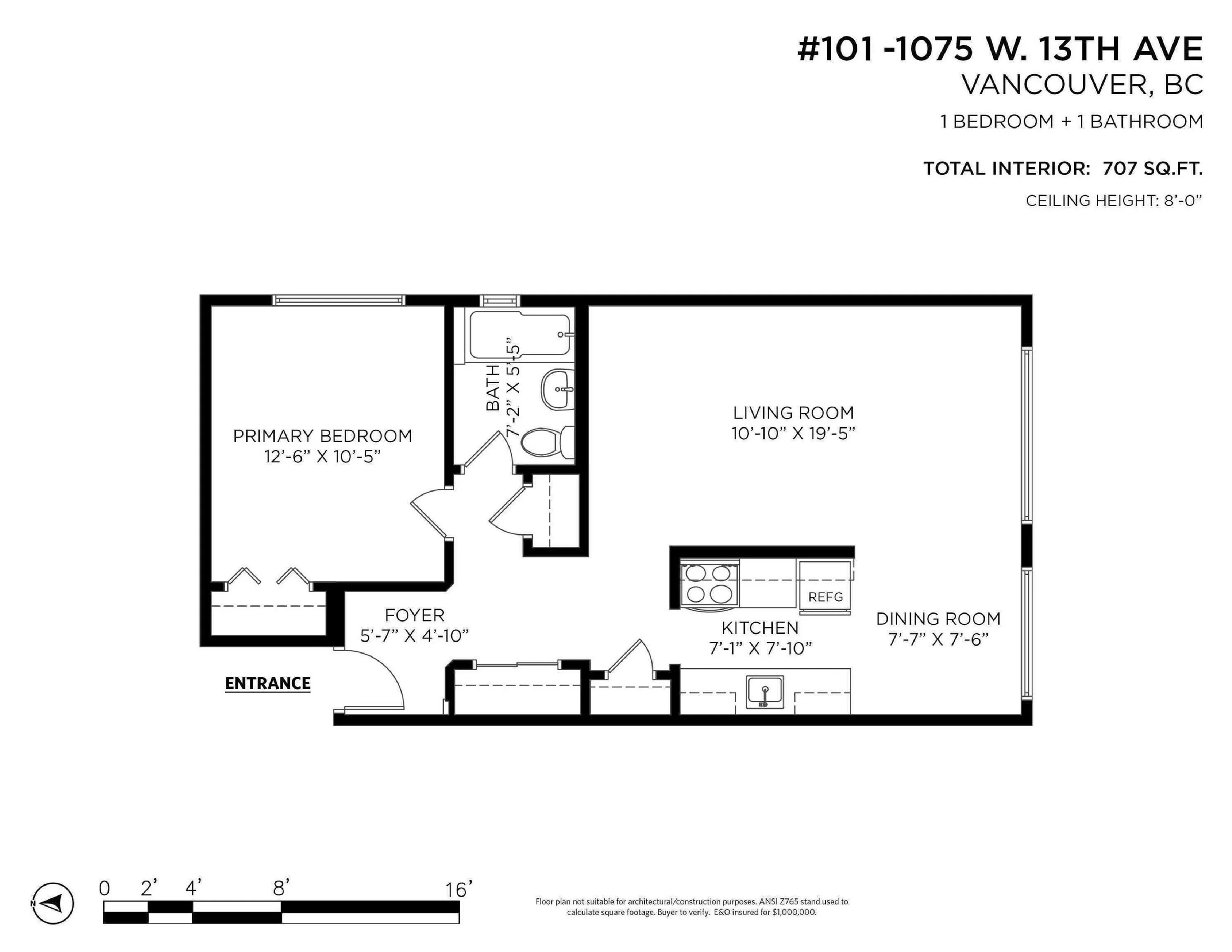 101 1075 W 13th Avenue