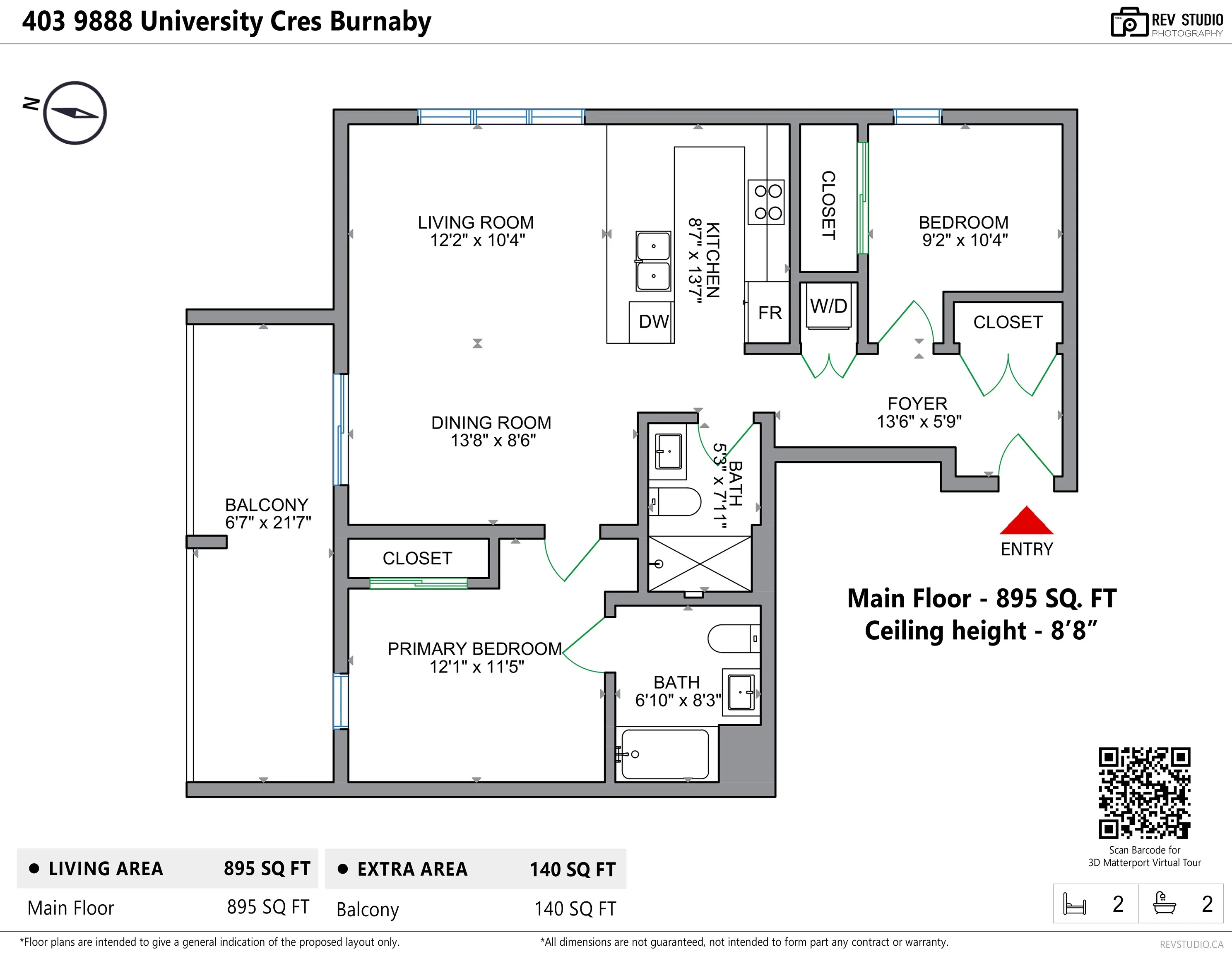 403 9888 University Crescent