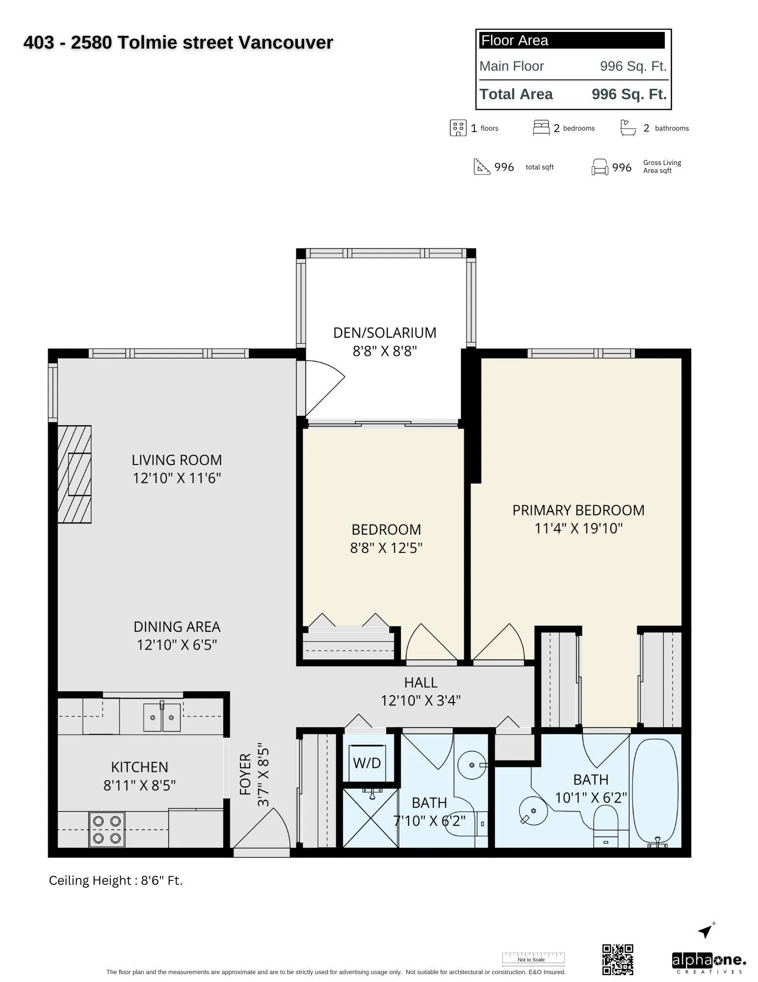 403 2580 Tolmie Street