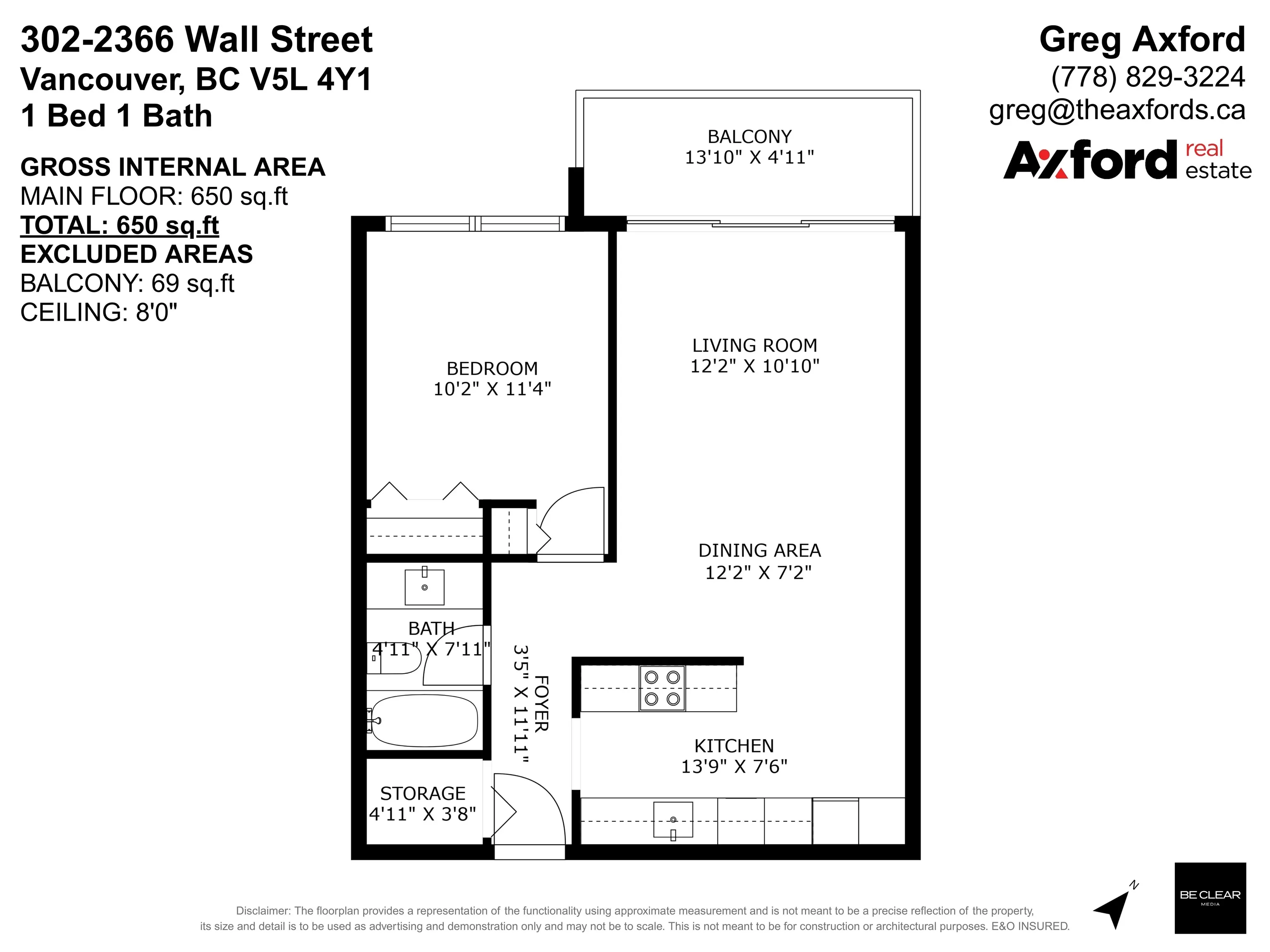 302 2366 Wall Street