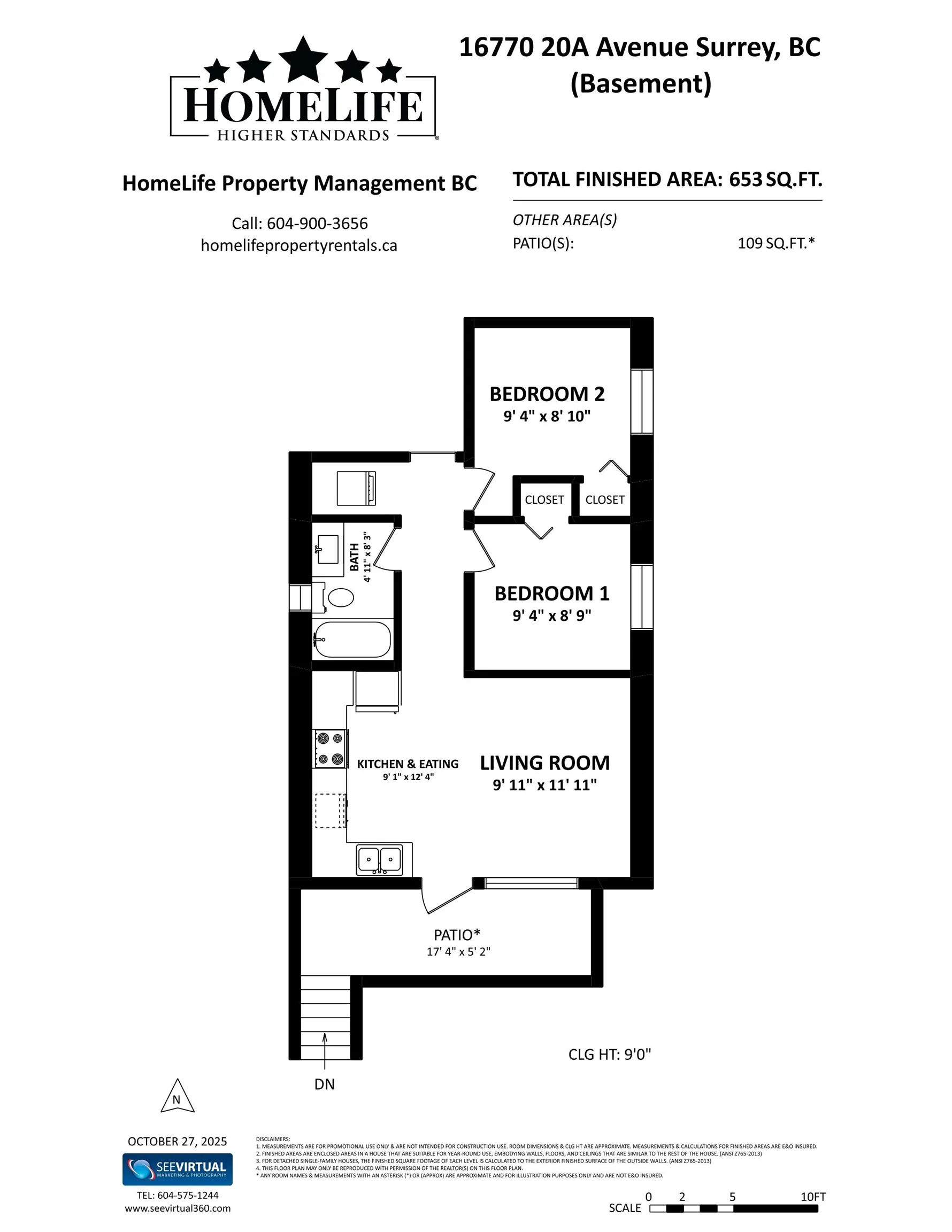 Basement 16770 20a Avenue