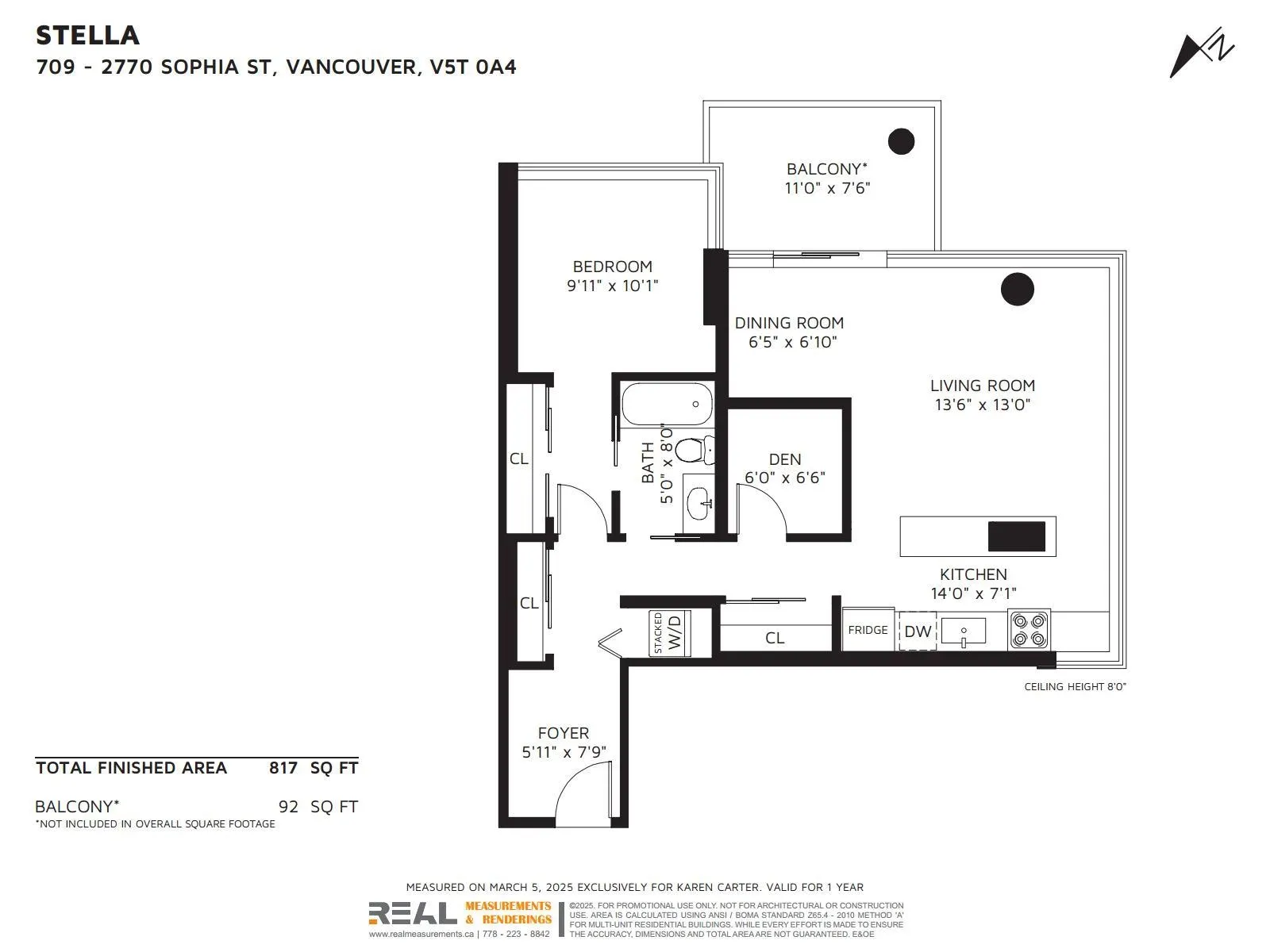 2770 Sophia Street #709